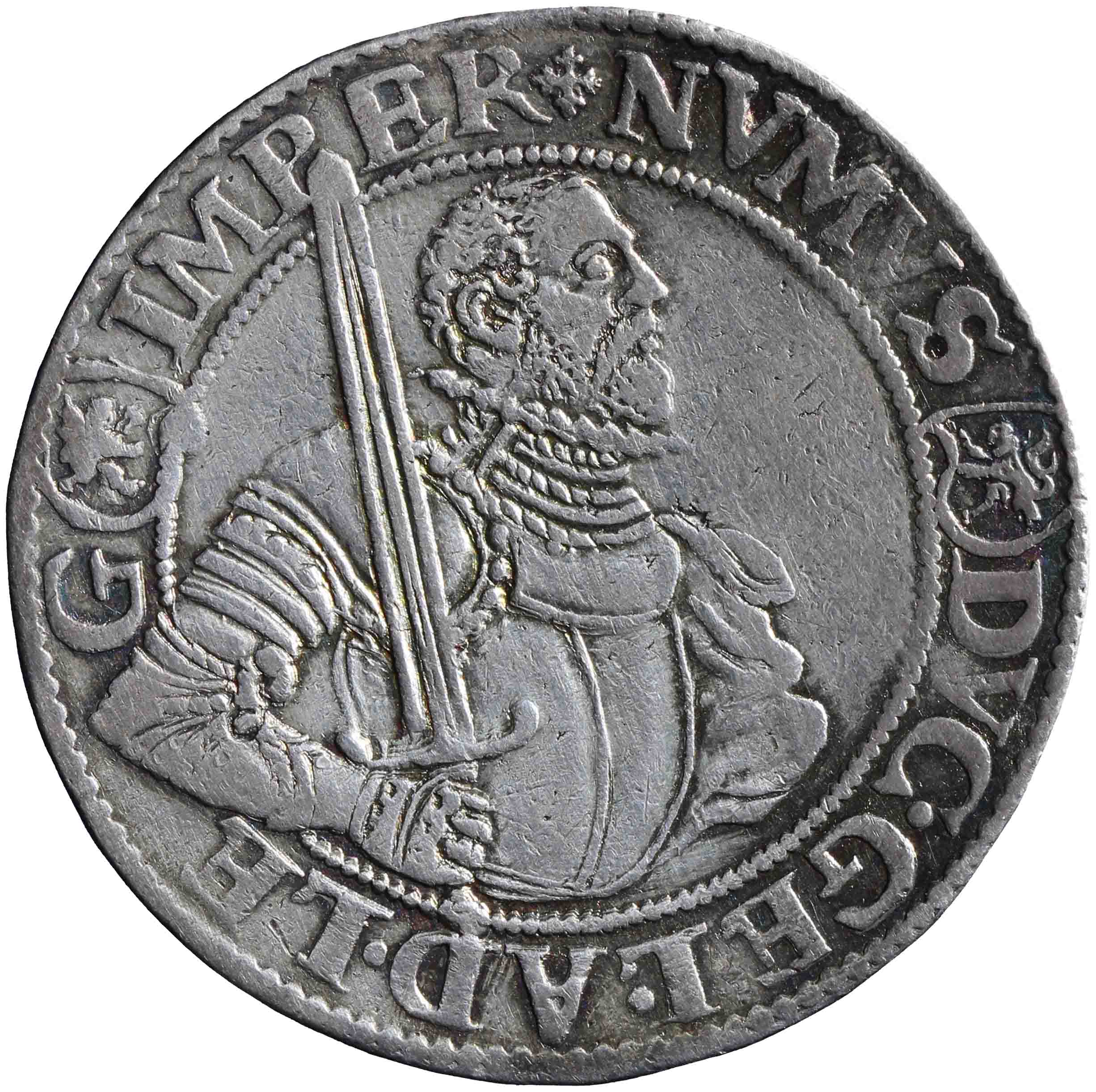 Afbeelding van de voorzijde. Arendsrijksdaalder. Inventarisnummer:1911-0150