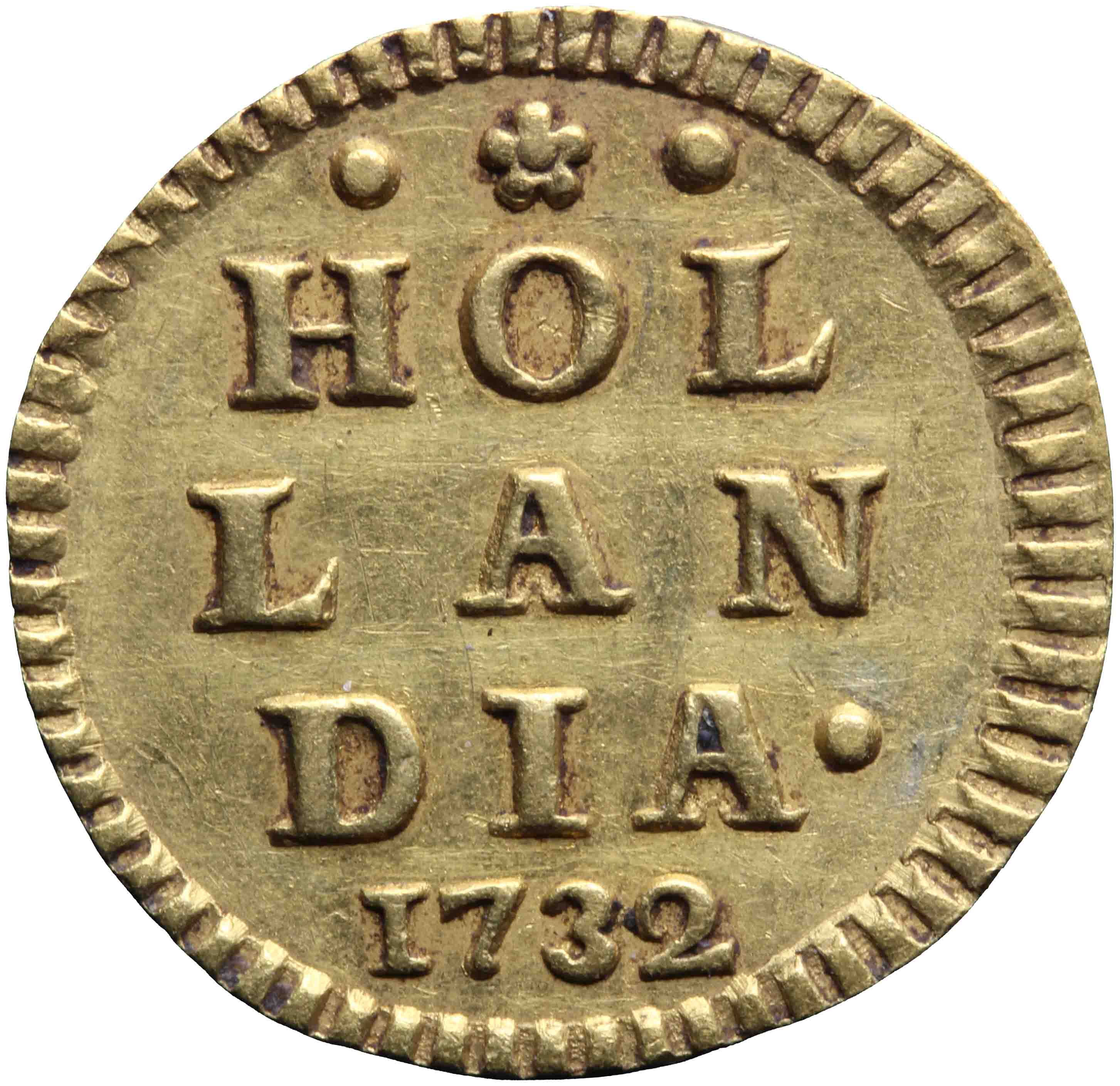 Afbeelding van de keerzijde. stuiver of wapenstuiver. Inventarisnummer:1920-0338