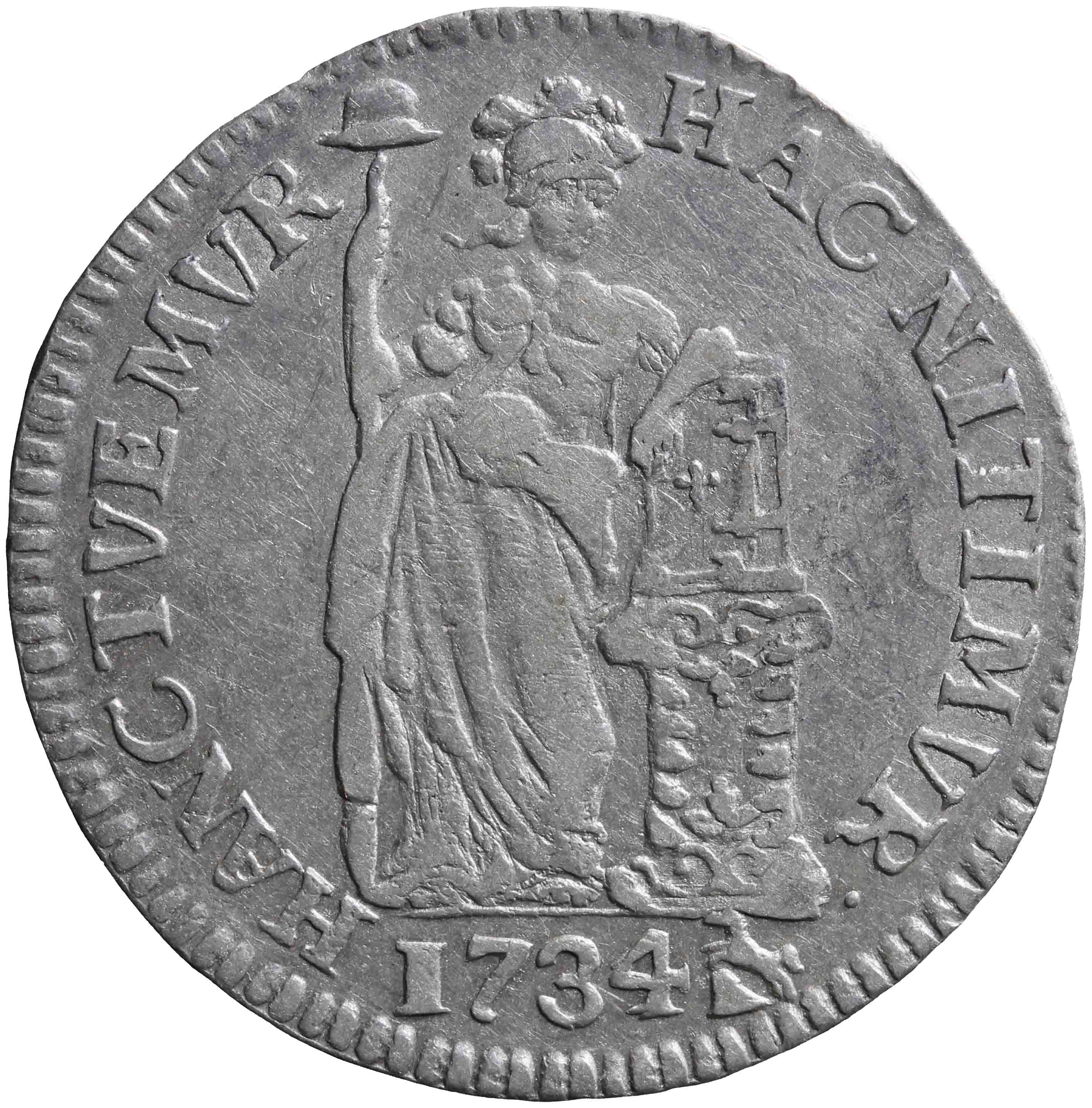 Afbeelding van de voorzijde. Generaliteitsgulden ; gulden. Inventarisnummer:1929-0098