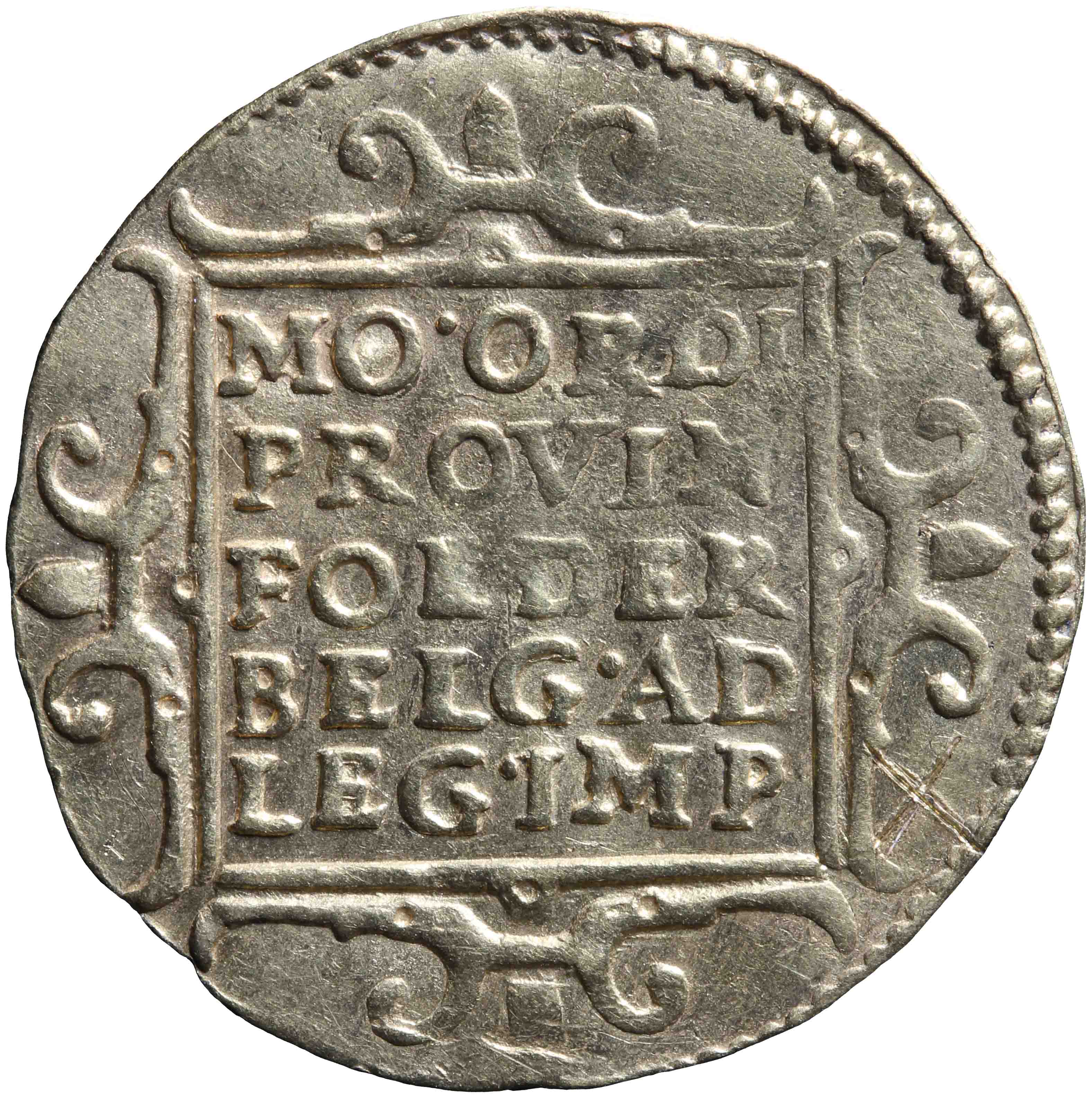 Afbeelding van de keerzijde. gouden dukaat. Inventarisnummer:1931-0313