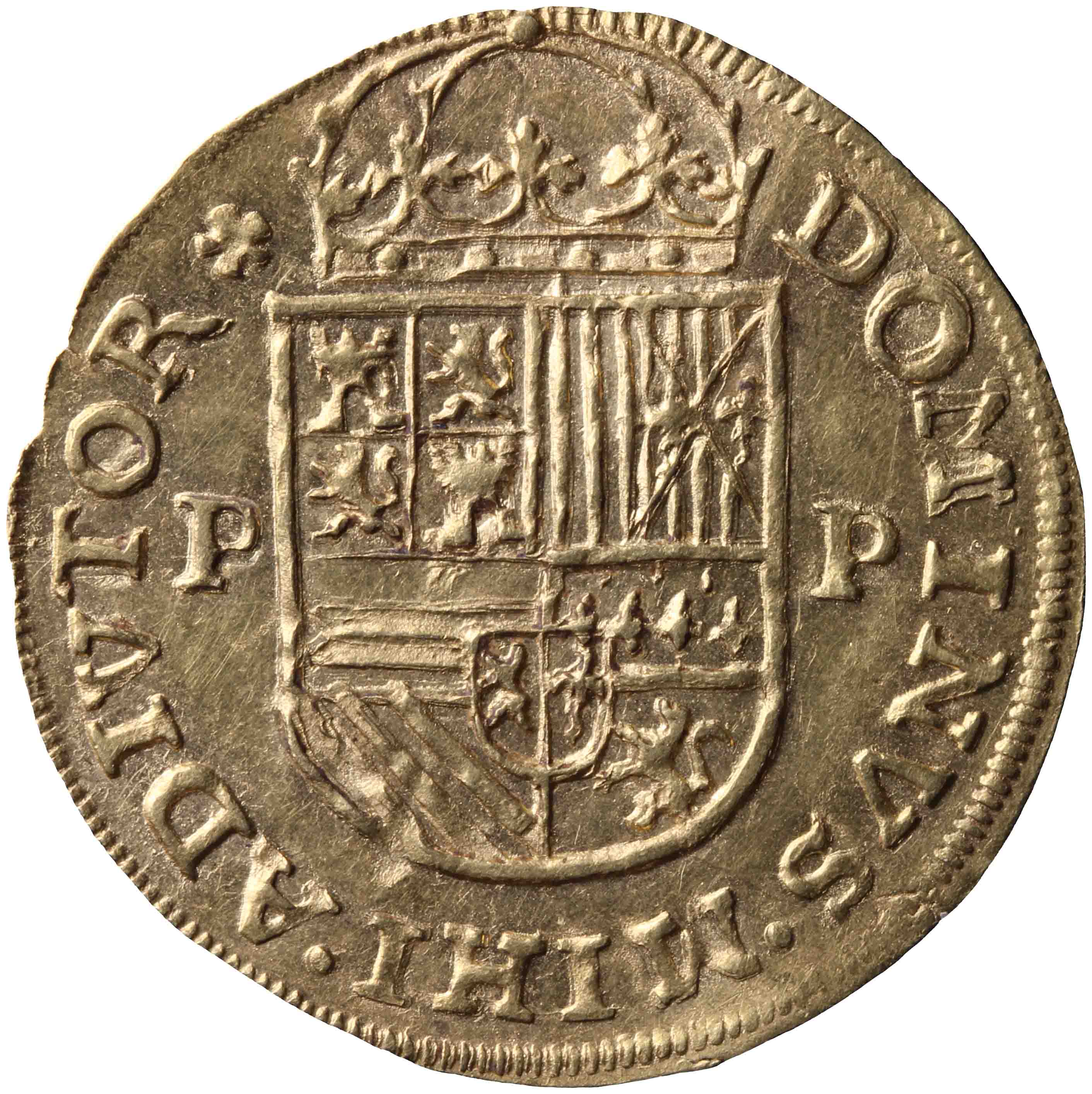 Afbeelding van de keerzijde. zonnekroon. Inventarisnummer:1931-0320