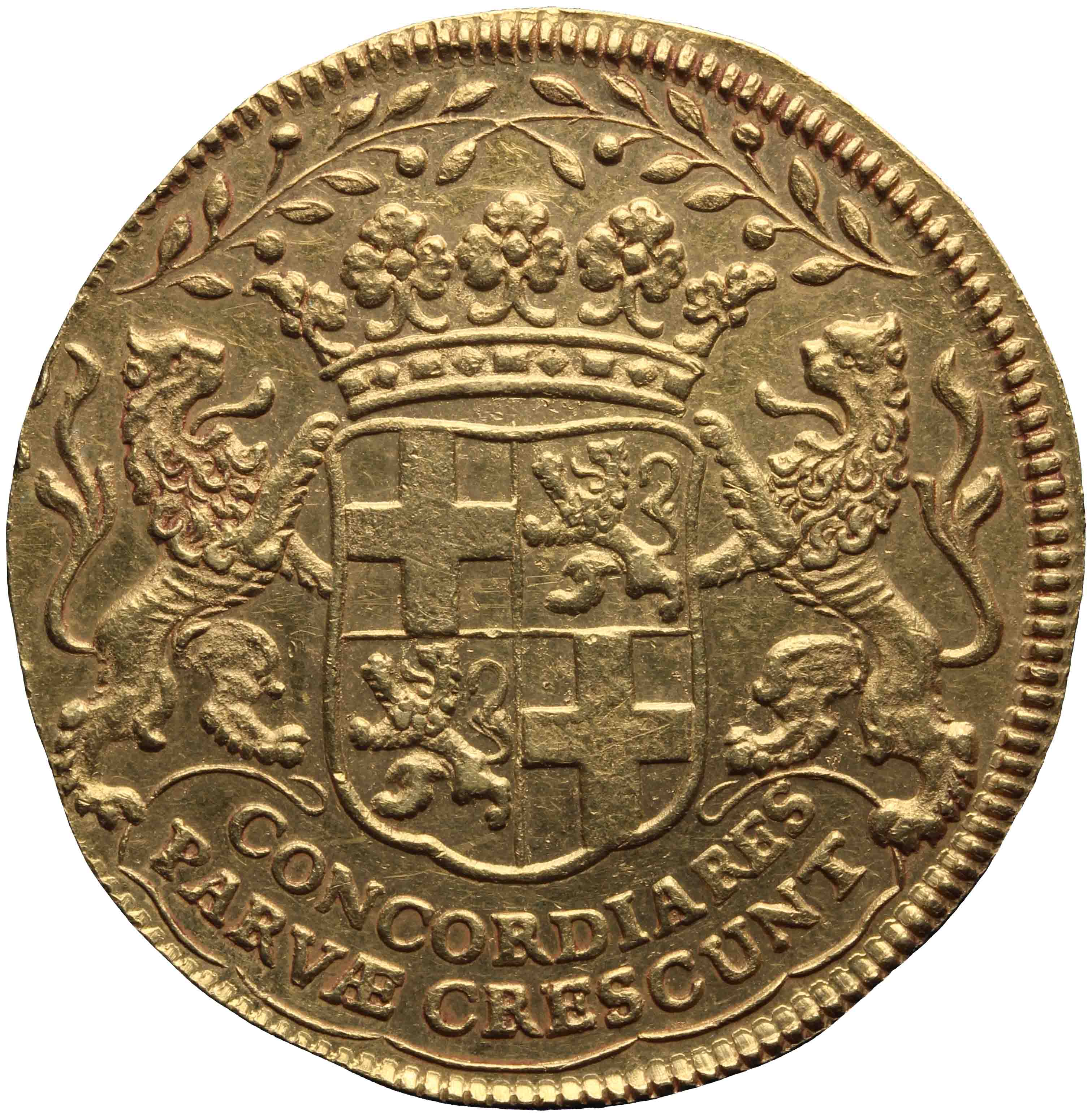 Afbeelding van de voorzijde. daalder van dertig stuiver. Inventarisnummer:1932-0171