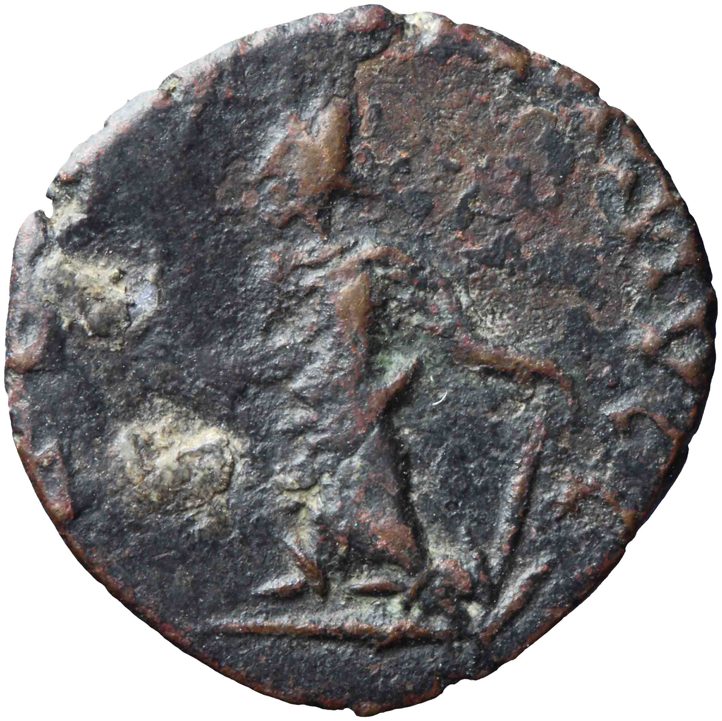 Afbeelding van de keerzijde. antoninianus. Inventarisnummer:1951-0263