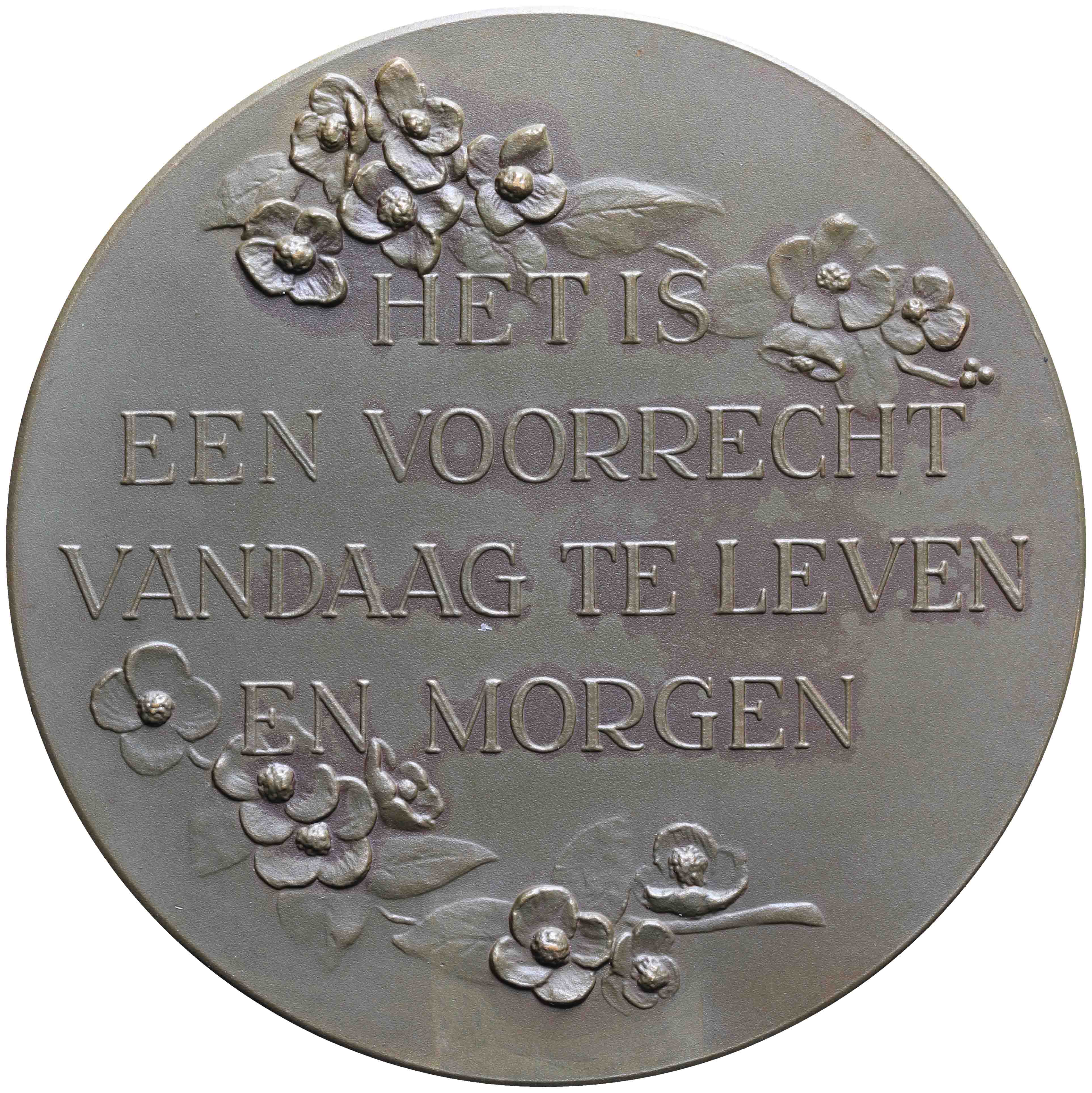 Afbeelding van de keerzijde. Koningin Juliana. Inventarisnummer:1952-0052