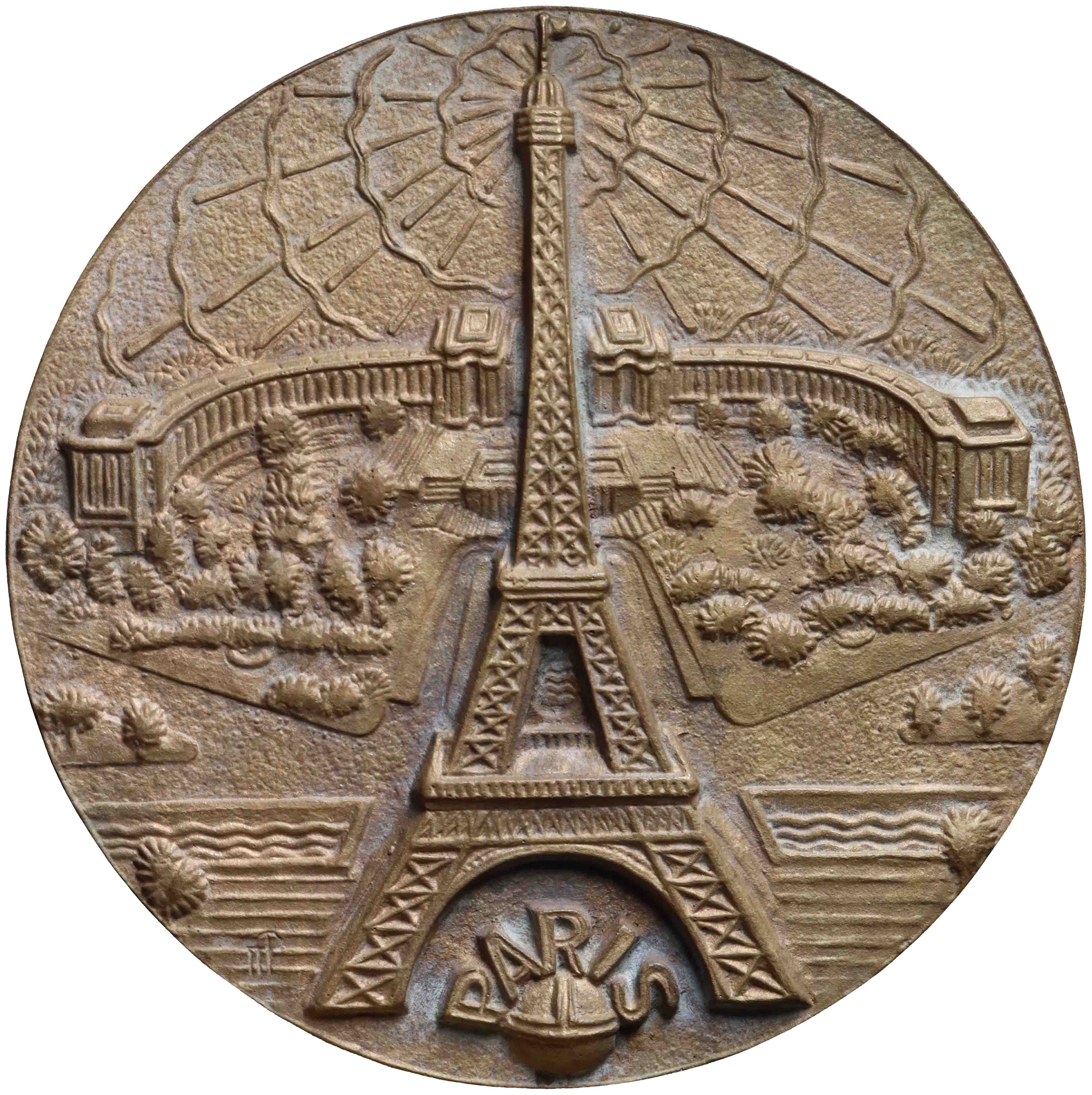 Afbeelding van de voorzijde. 'Paris'. Inventarisnummer:1952-0053