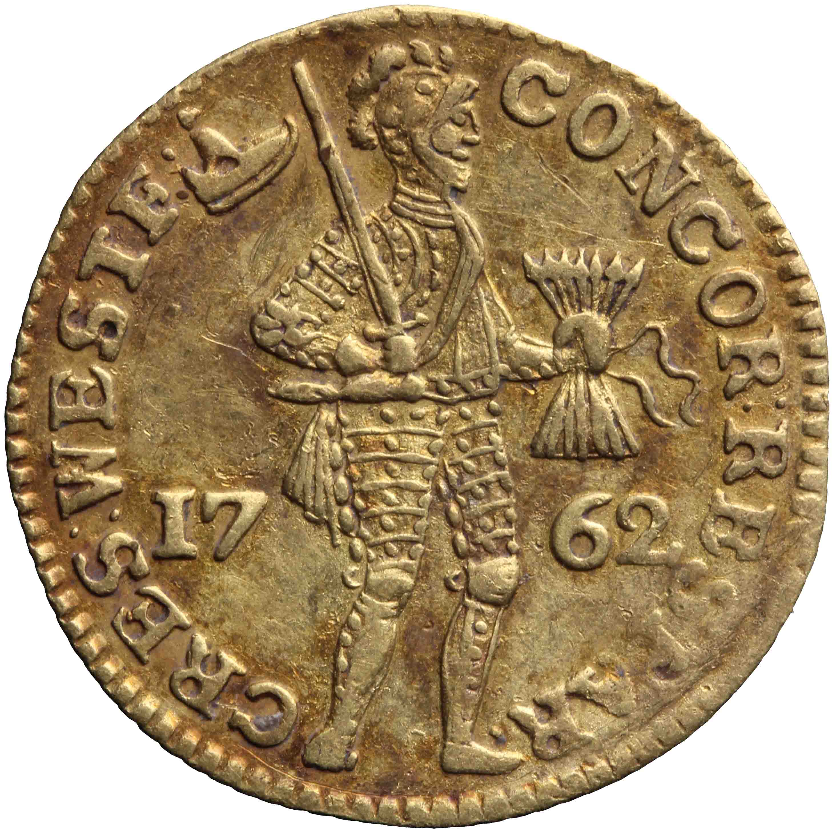 Image of the obverse. gouden dukaat. Inventory number:1952-0157