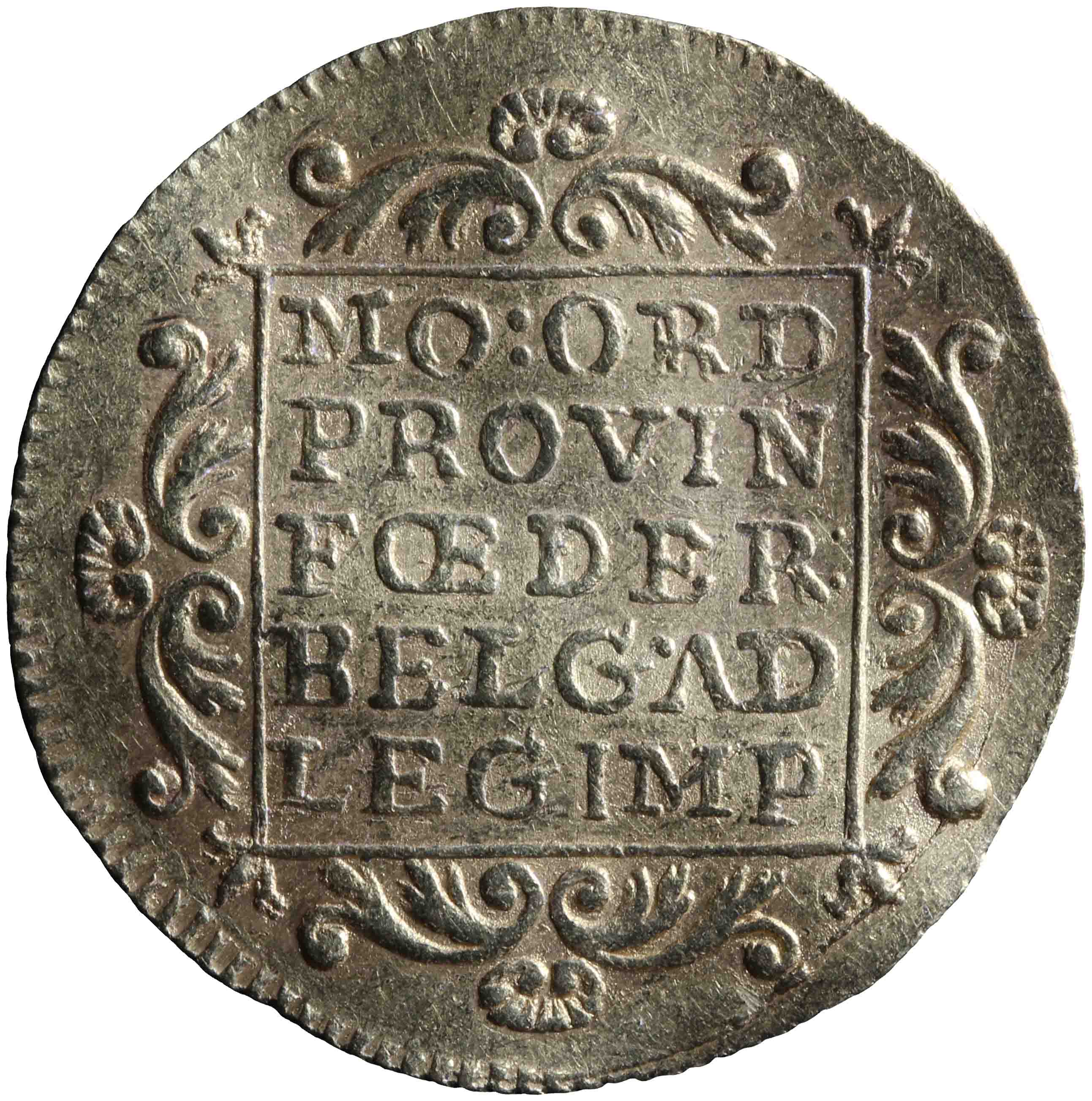 Afbeelding van de keerzijde. gouden dukaat. Inventarisnummer:1955-0036