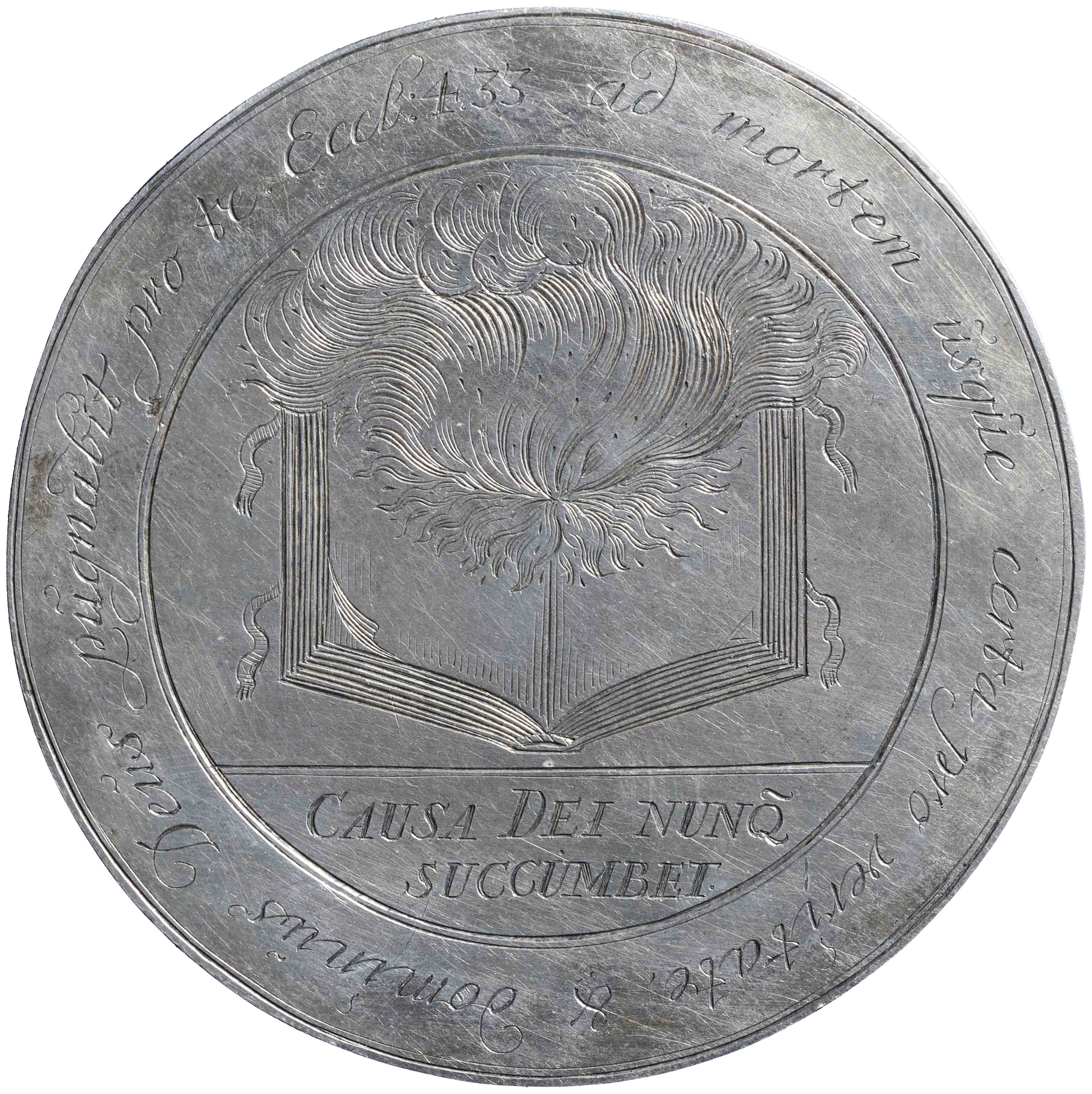 Afbeelding van de voorzijde. Overlijden Abraham Heidanus. Inventarisnummer:1958-0179