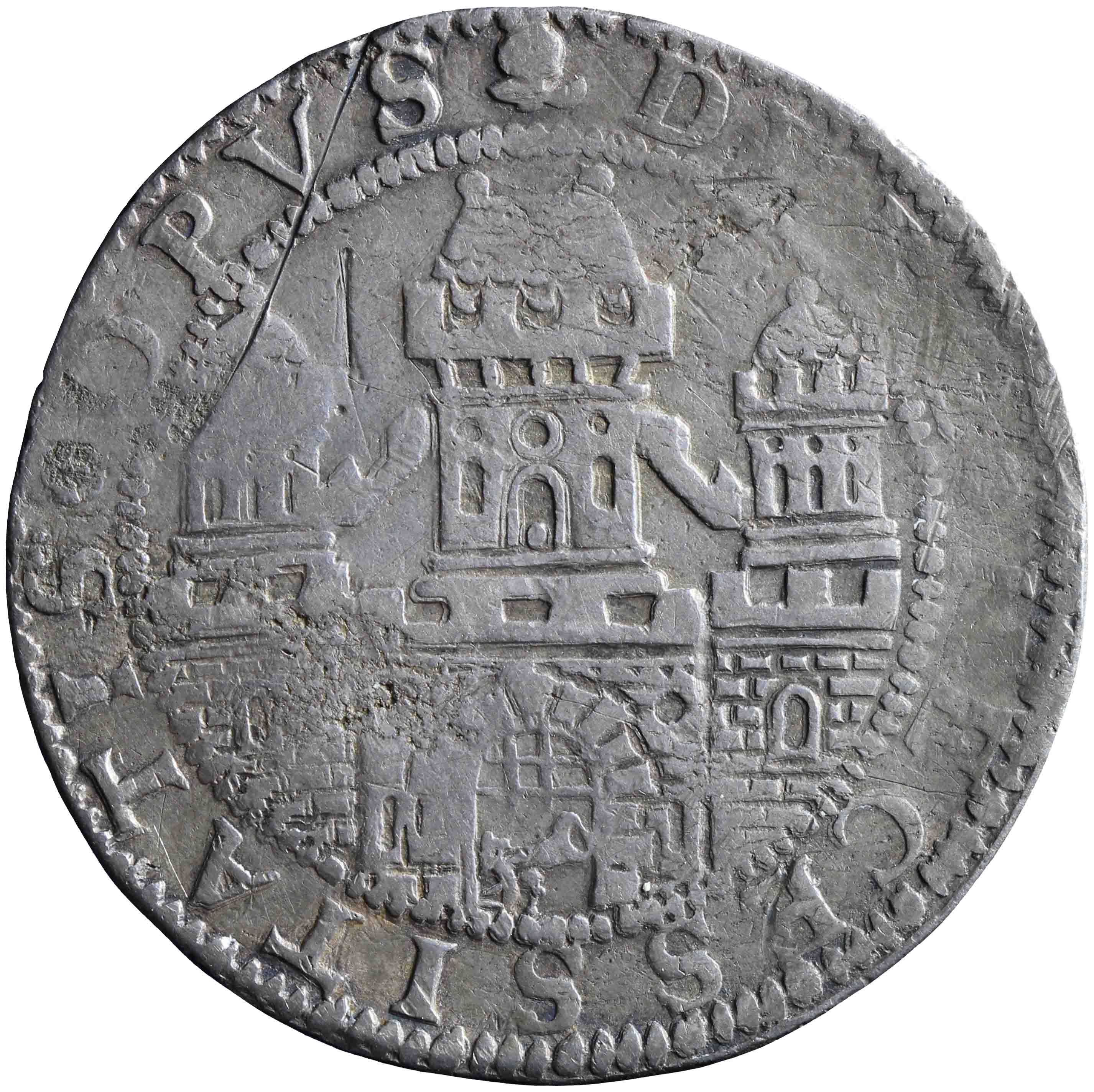 Afbeelding van de keerzijde. daalder. Inventarisnummer:1960-0749