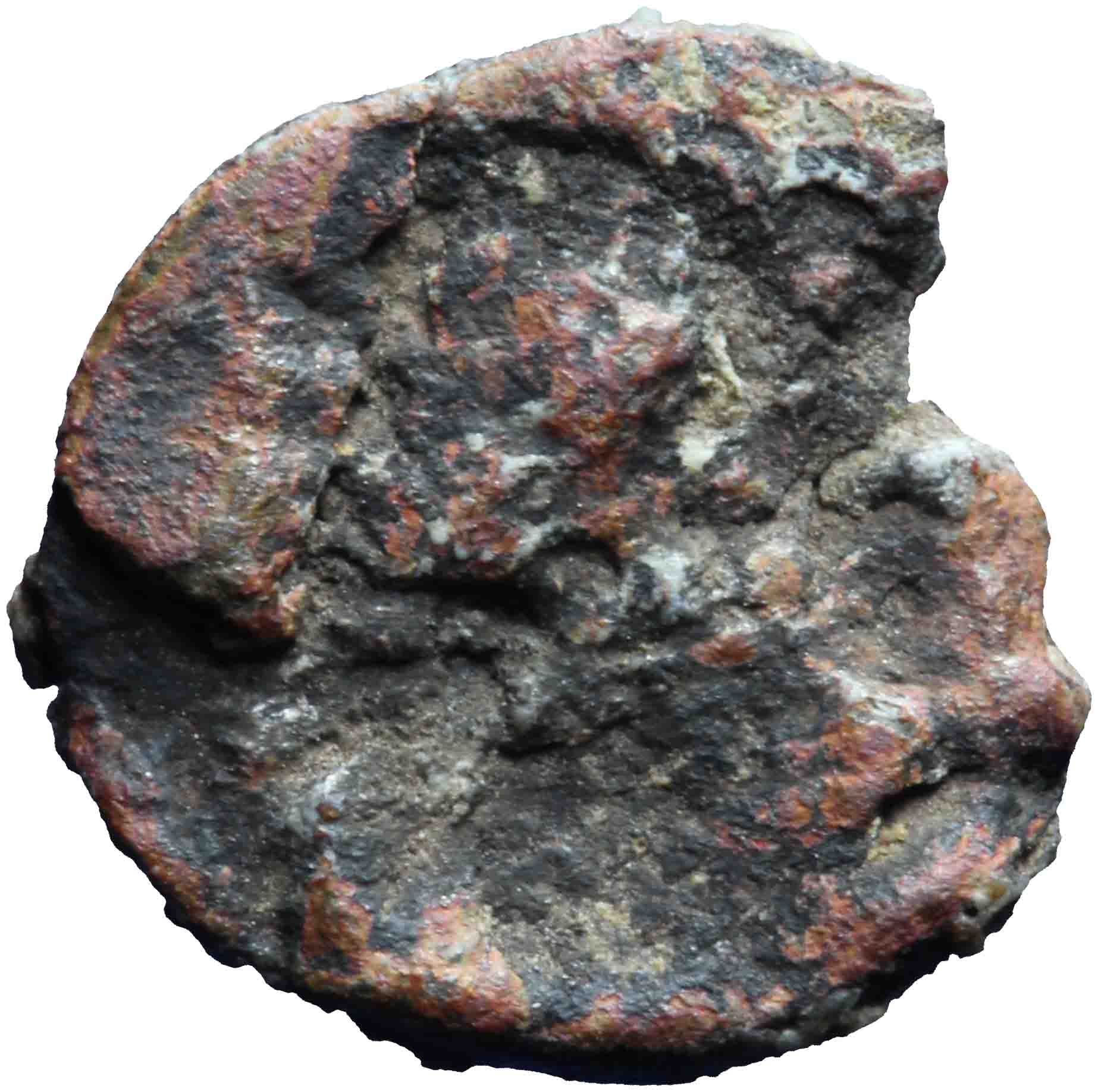 Afbeelding van de voorzijde. AE4. Inventarisnummer:1964-0392