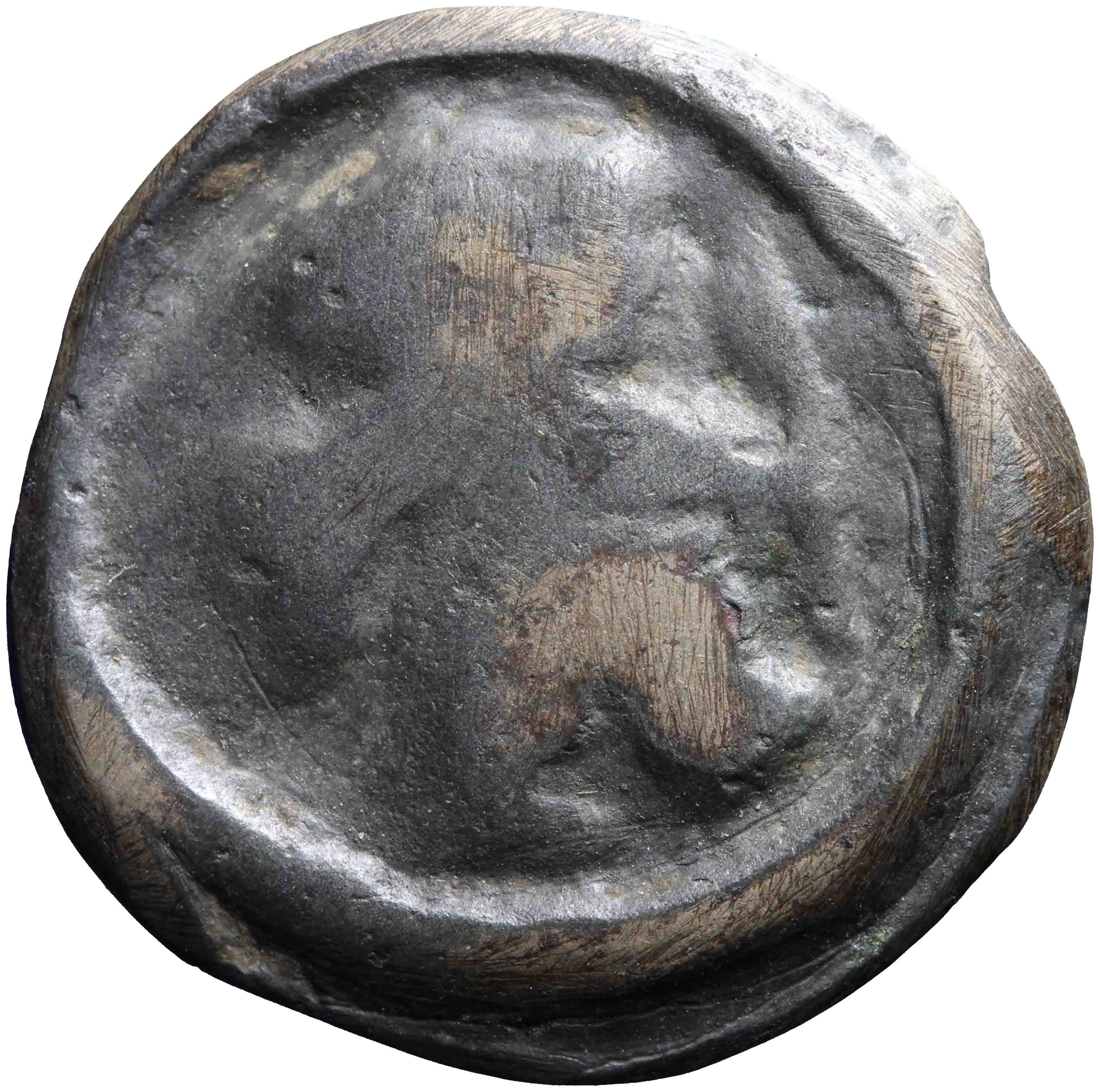 Afbeelding van de voorzijde. AE 20 mm. Inventarisnummer:1964-0434