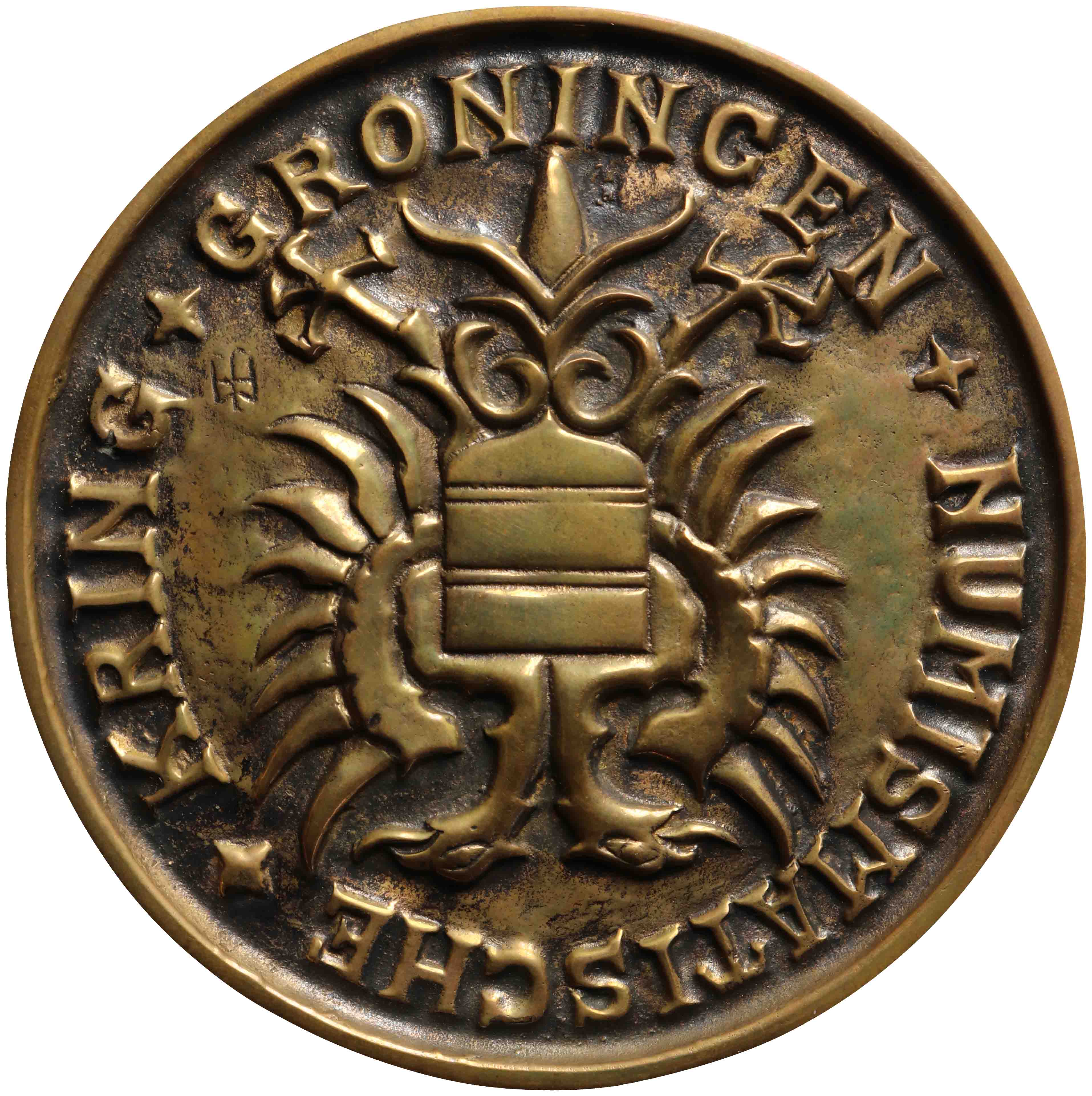 Image of the obverse. Groningen: 10-jarig bestaan Numismatische Kring. Inventory number:1965-0219