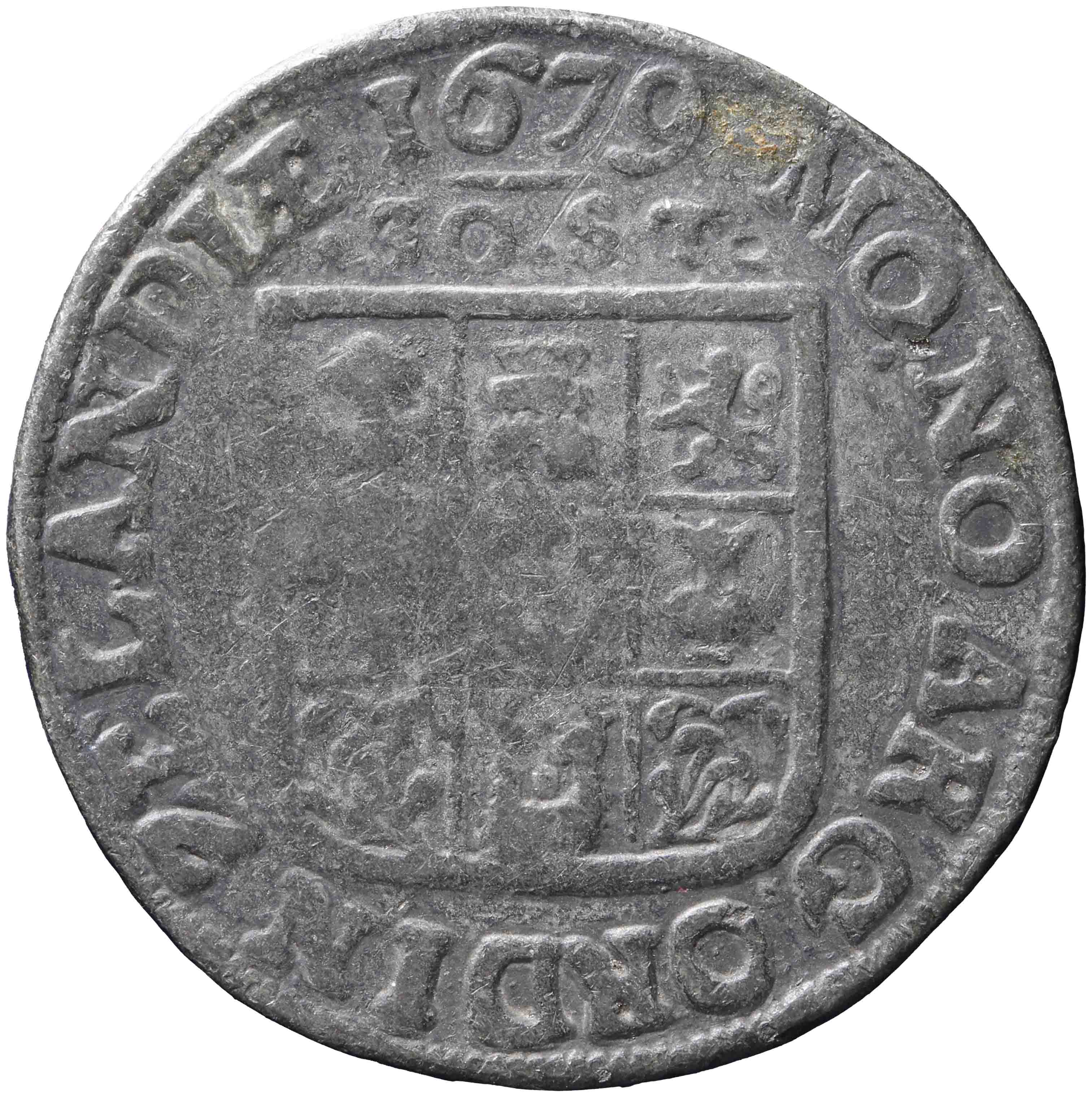 Image of the reverse. daalder van 30 stuiver. Inventory number:1967-0780