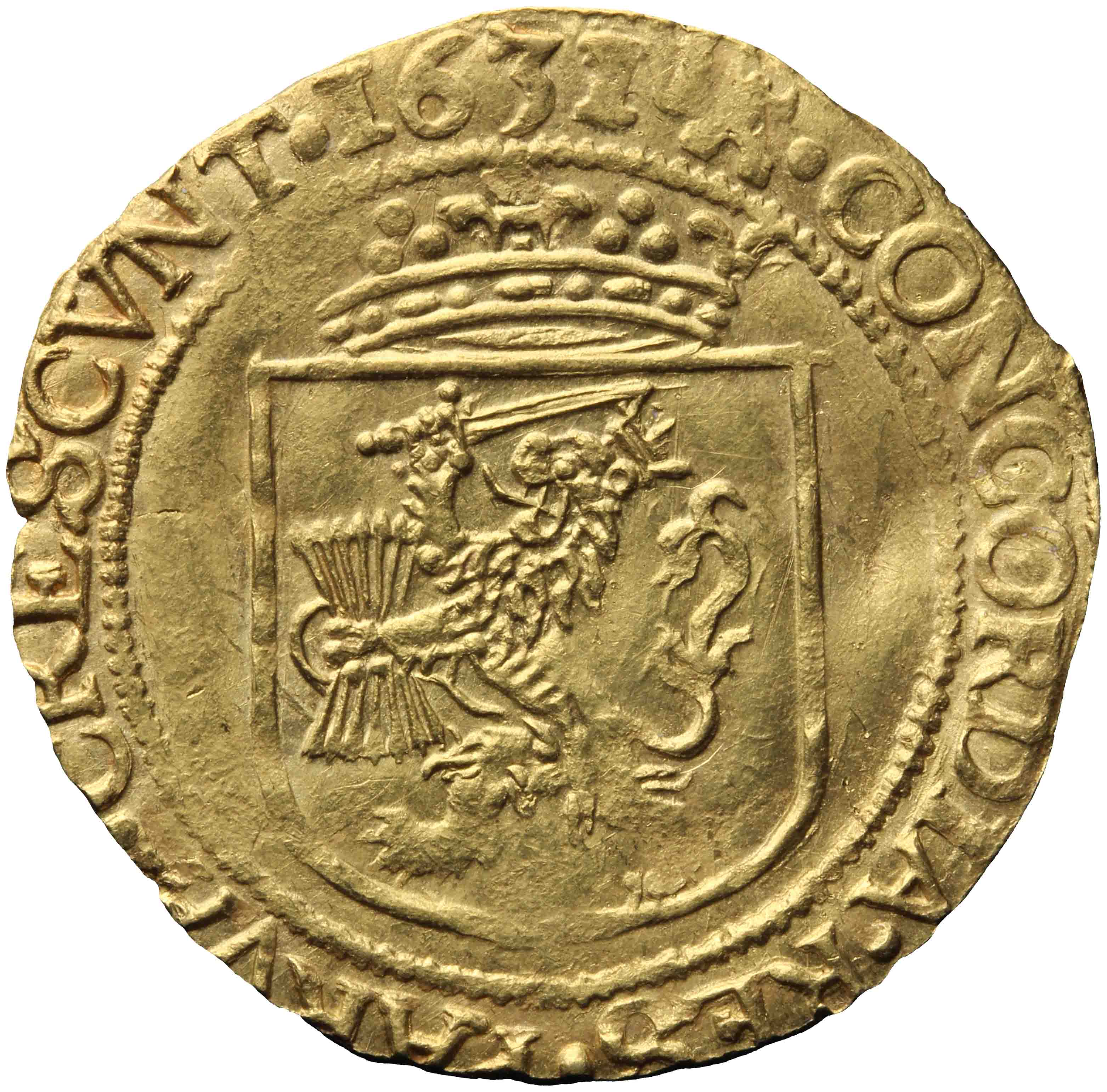 Image of the reverse. halve gouden rijder. Inventory number:1968-0043