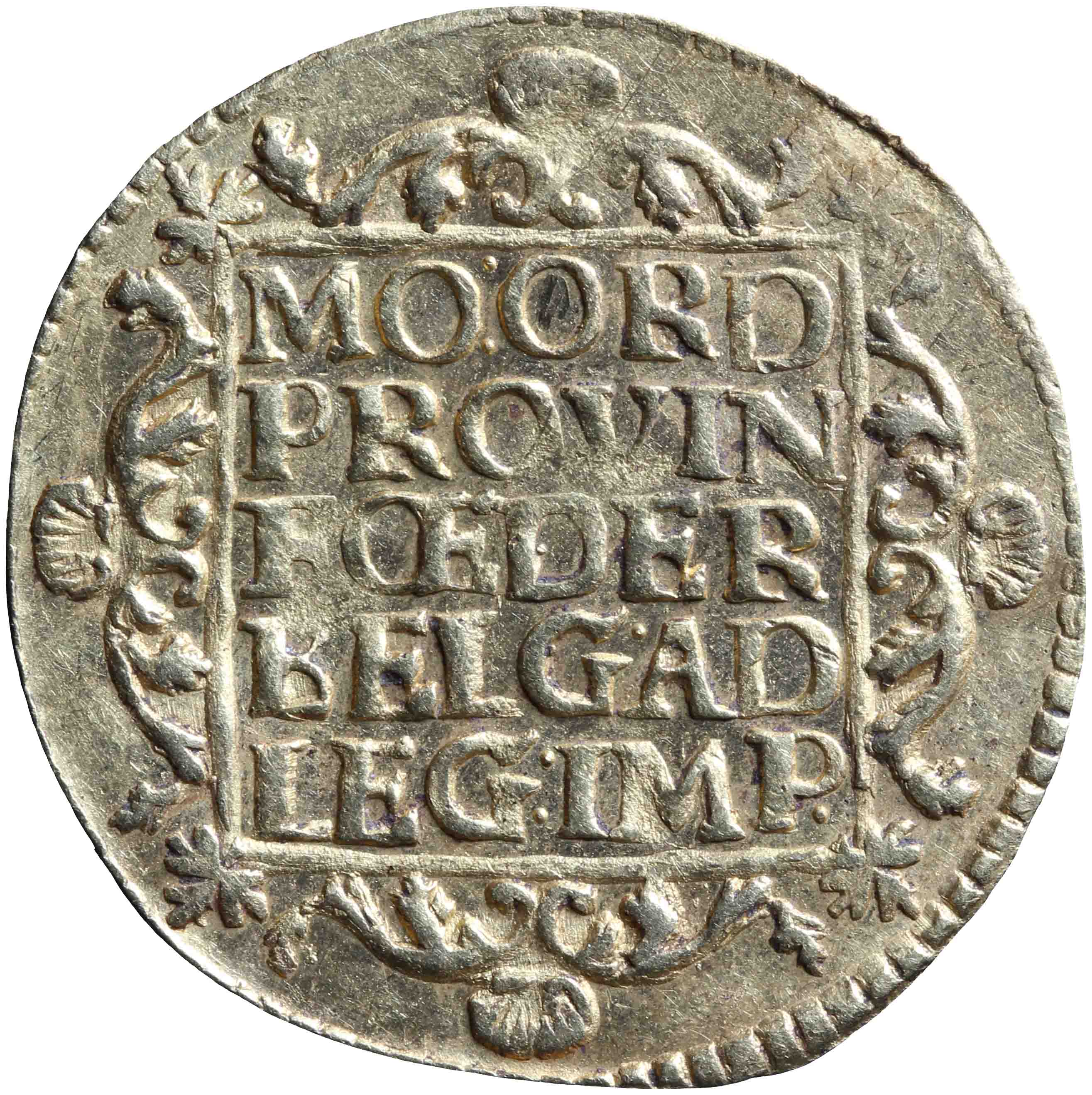 Afbeelding van de keerzijde. gouden dukaat. Inventarisnummer:1968-0120