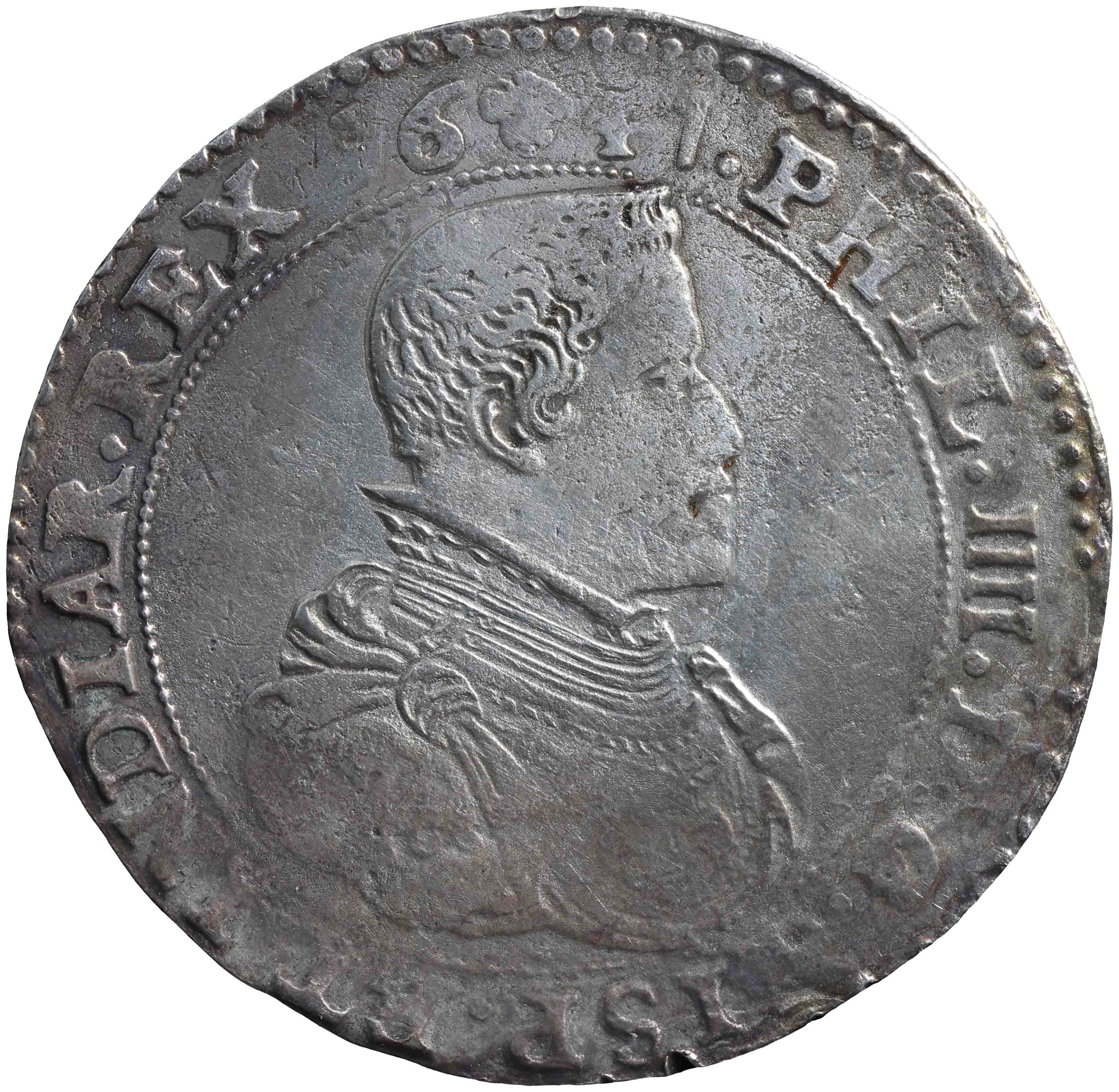 Image of the obverse. ducaton. Inventory number:1968-0183