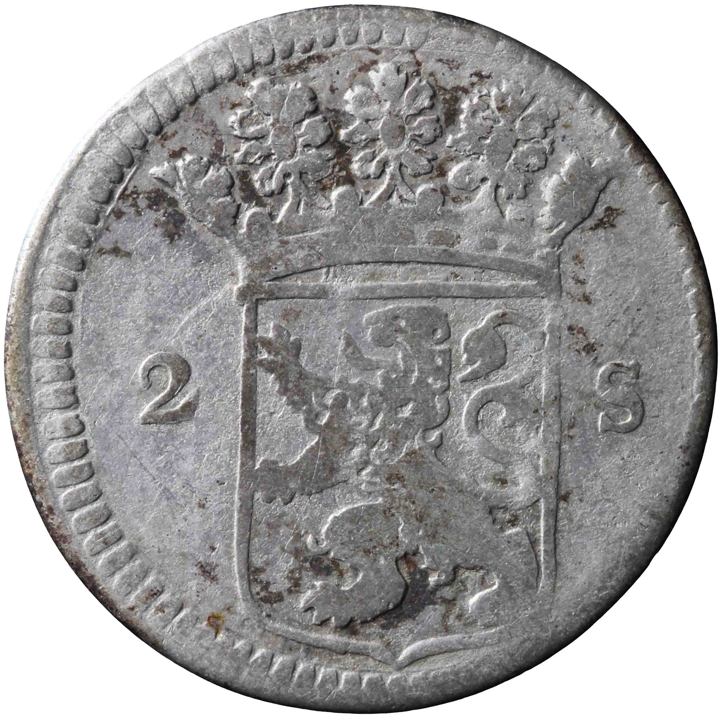 Afbeelding van de voorzijde. dubbele wapenstuiver. Inventarisnummer:1971-0179