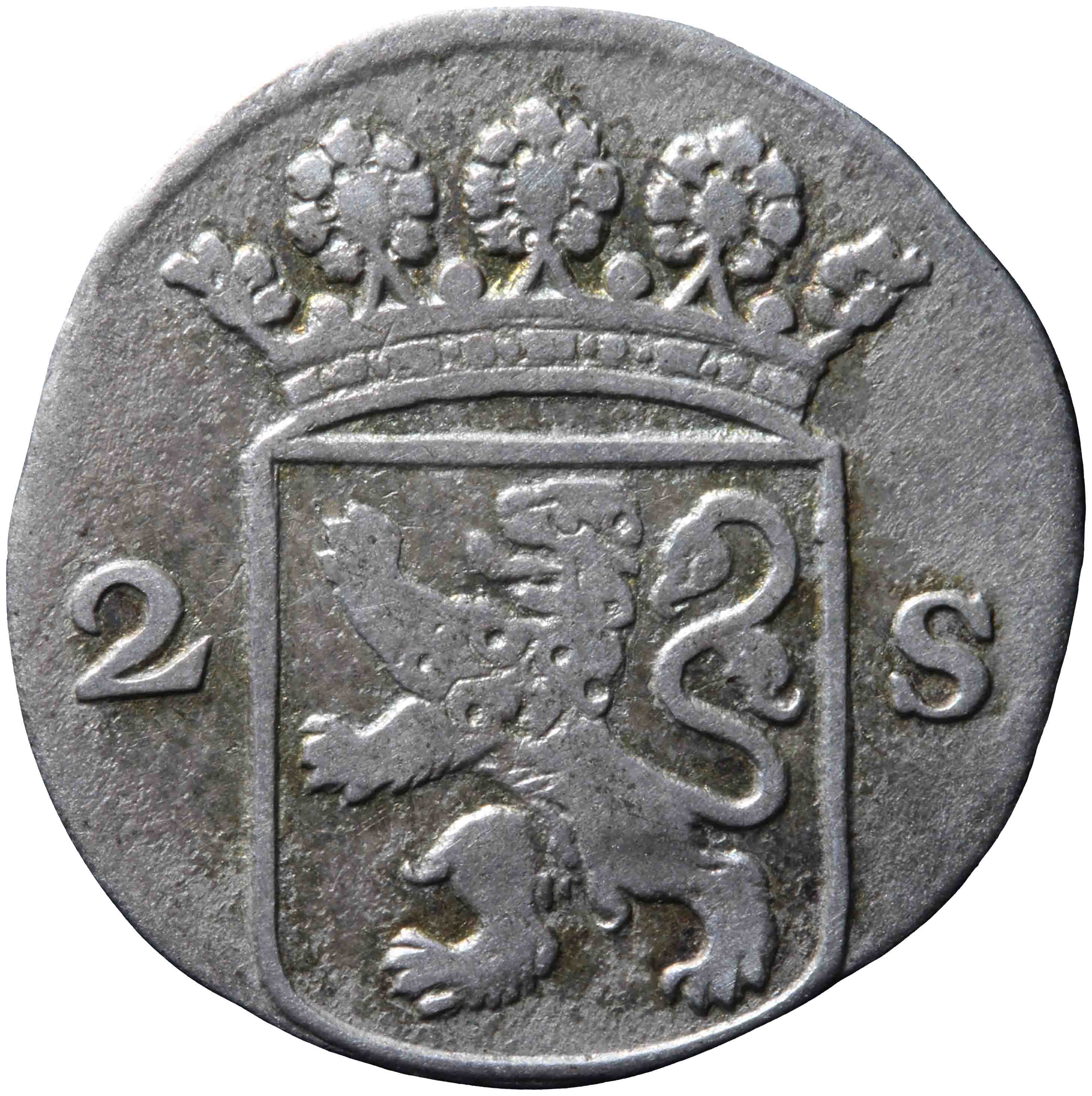 Afbeelding van de voorzijde. dubbele wapenstuiver. Inventarisnummer:1971-0184
