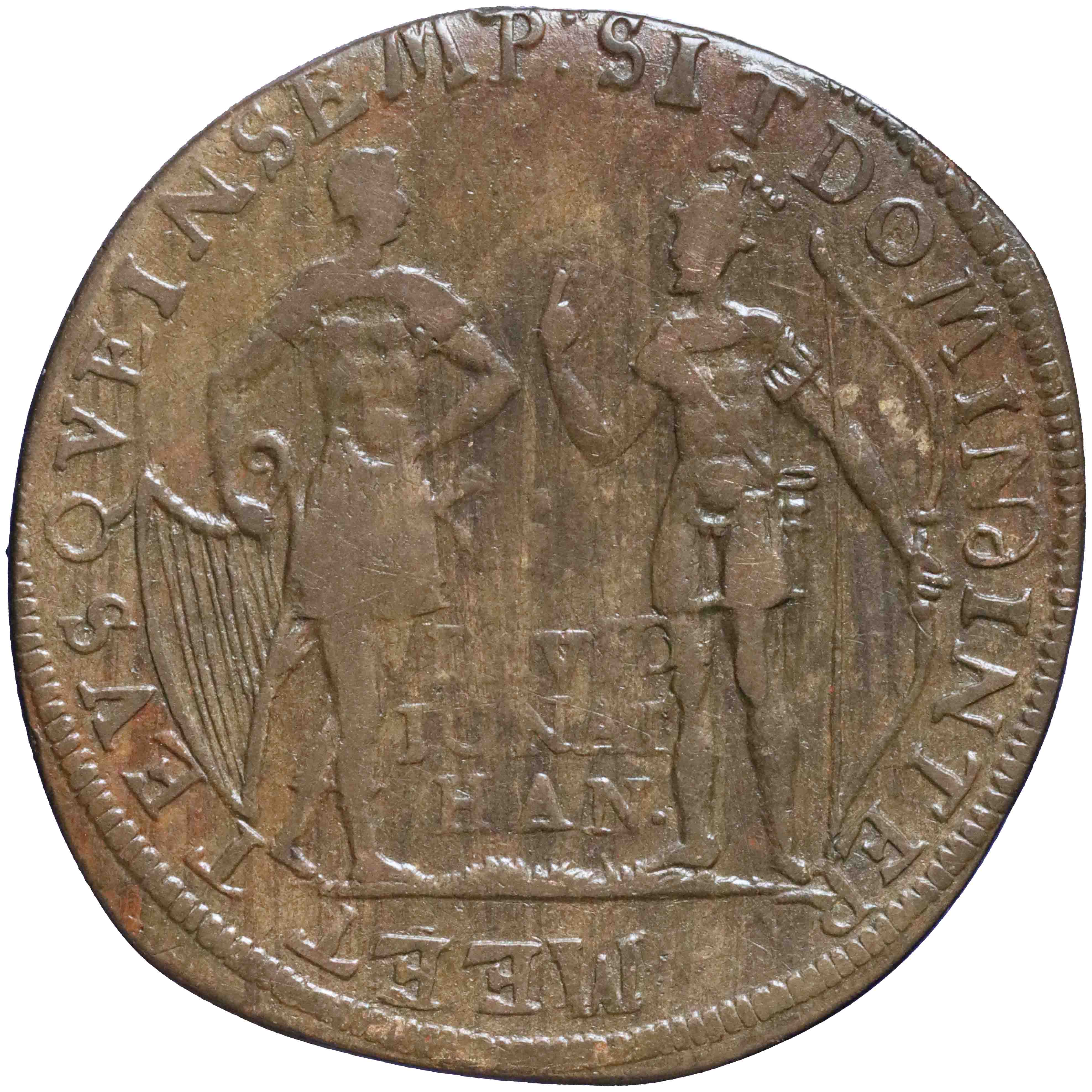 Image of the obverse. rekenpenning. Inventory number:1973-0253