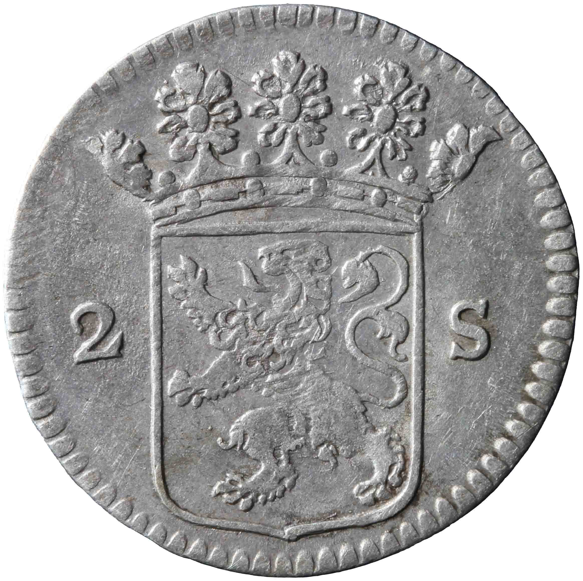 Afbeelding van de voorzijde. dubbele wapenstuiver. Inventarisnummer:1974-0683