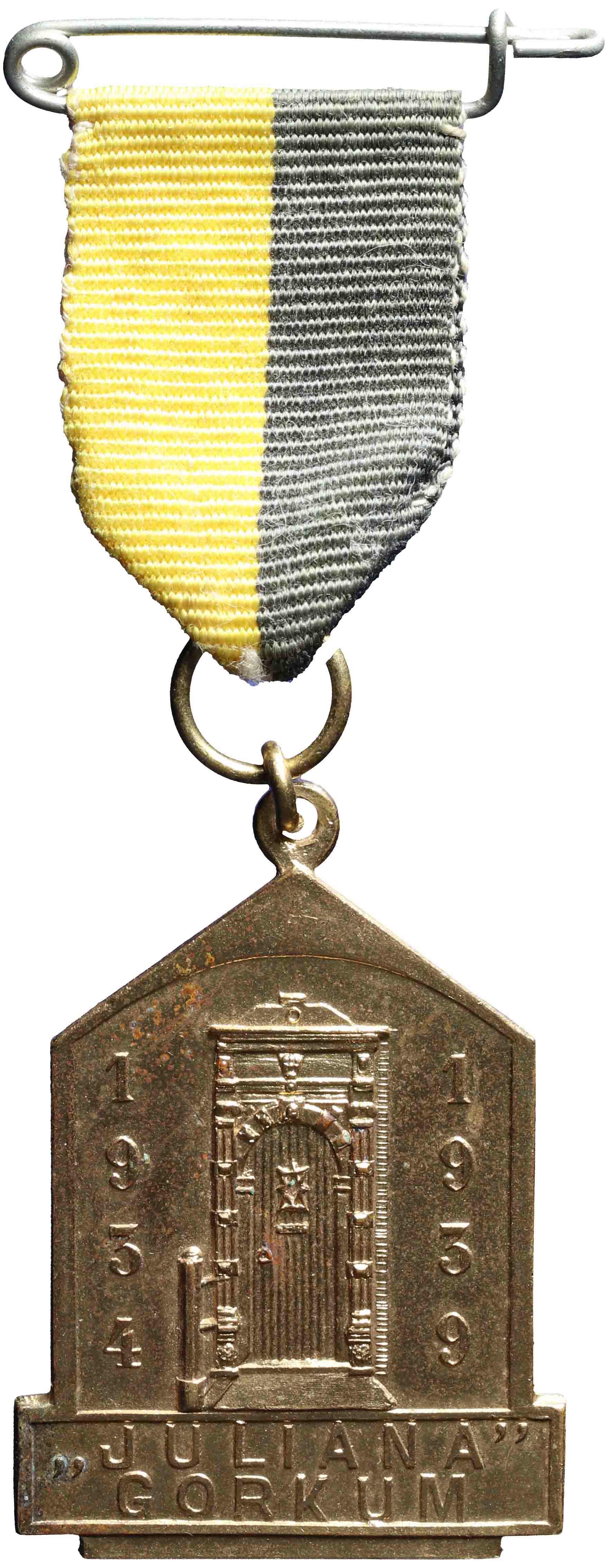 Image of the obverse. Vijfjarig bestaan van de meisjes-wandelsportvereniging Juliana te Gorkum. Inventory number:1976-0149