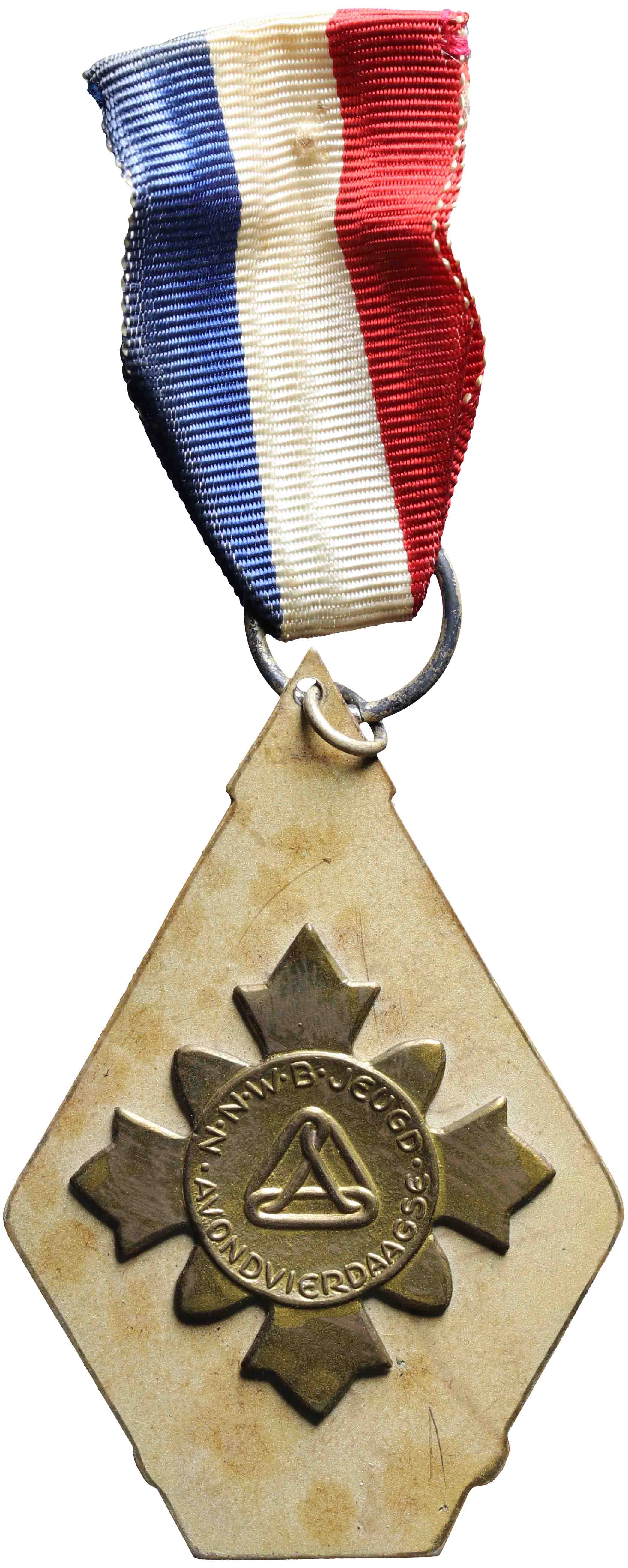 Image of the obverse. Jeugd Avondvierdaagse van de N.N.W.B. (Noord Nederlandse Wandel Bond?). Inventory number:1976-0259