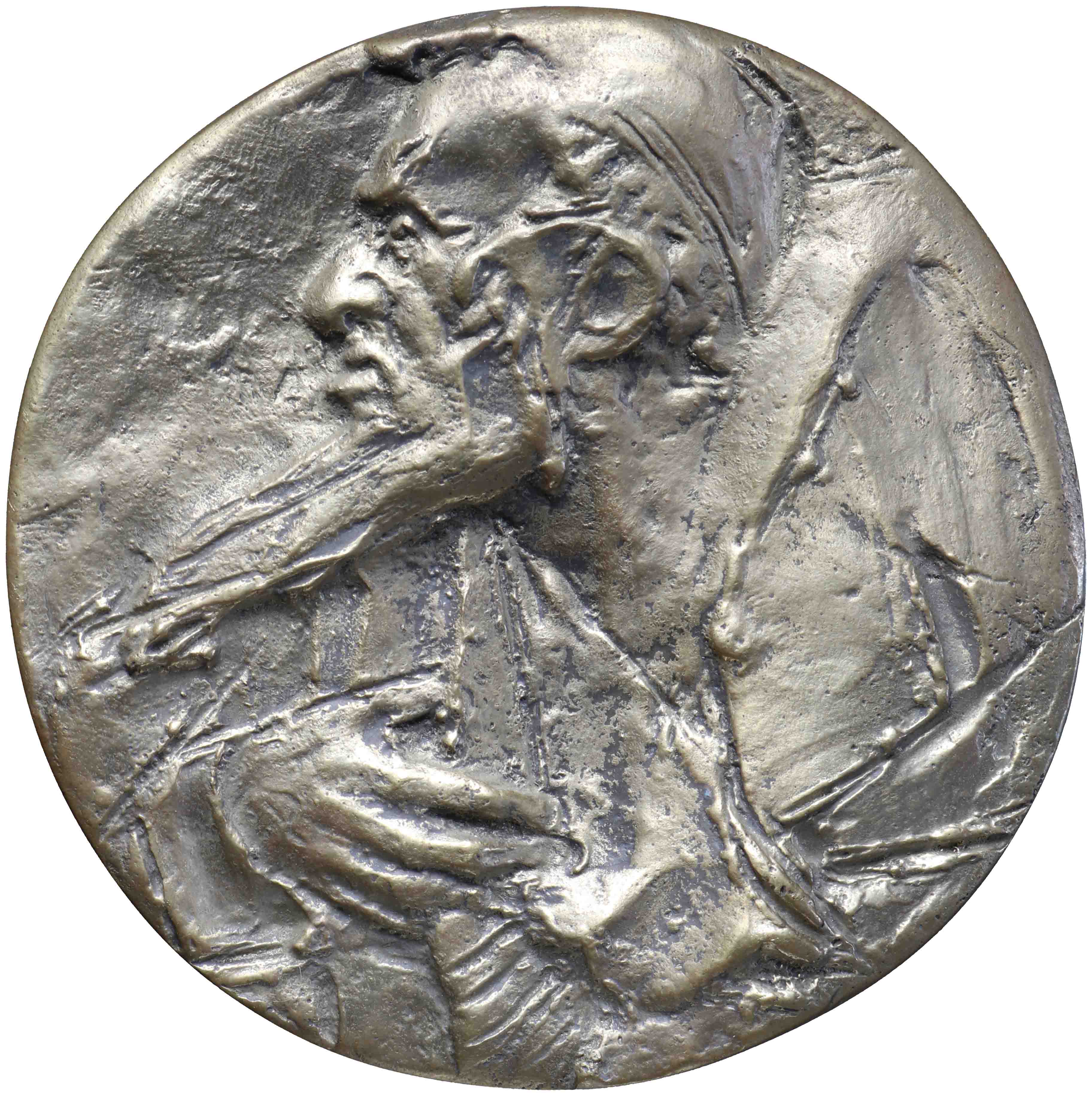 Afbeelding van de voorzijde. Louis d’Or, VSCD Toneelprijs voor de meest indrukwekkende dragende mannenrol. Inventarisnummer:1980-0075