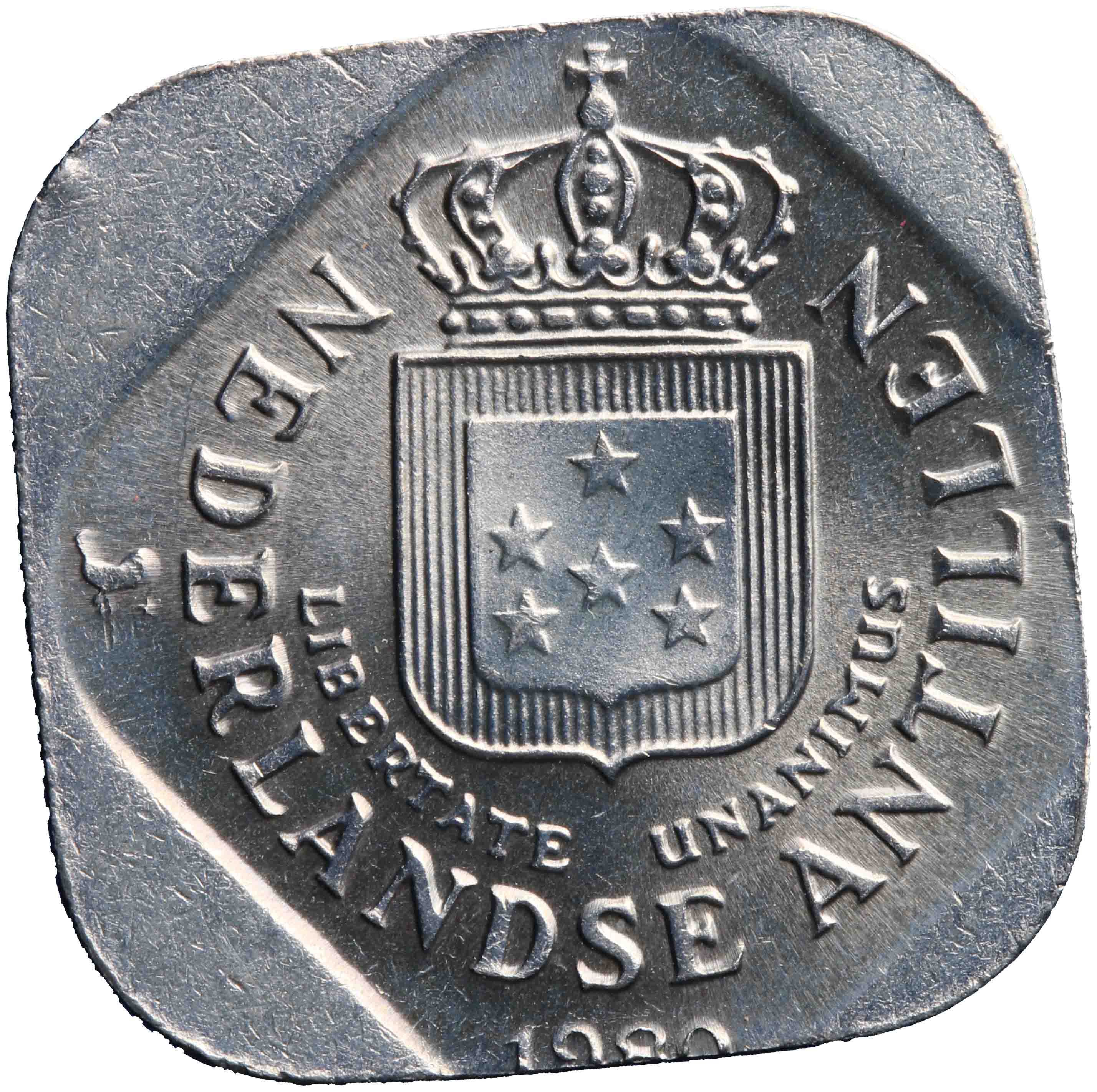 Afbeelding van de voorzijde. vijf cent. Inventarisnummer:1982-0043