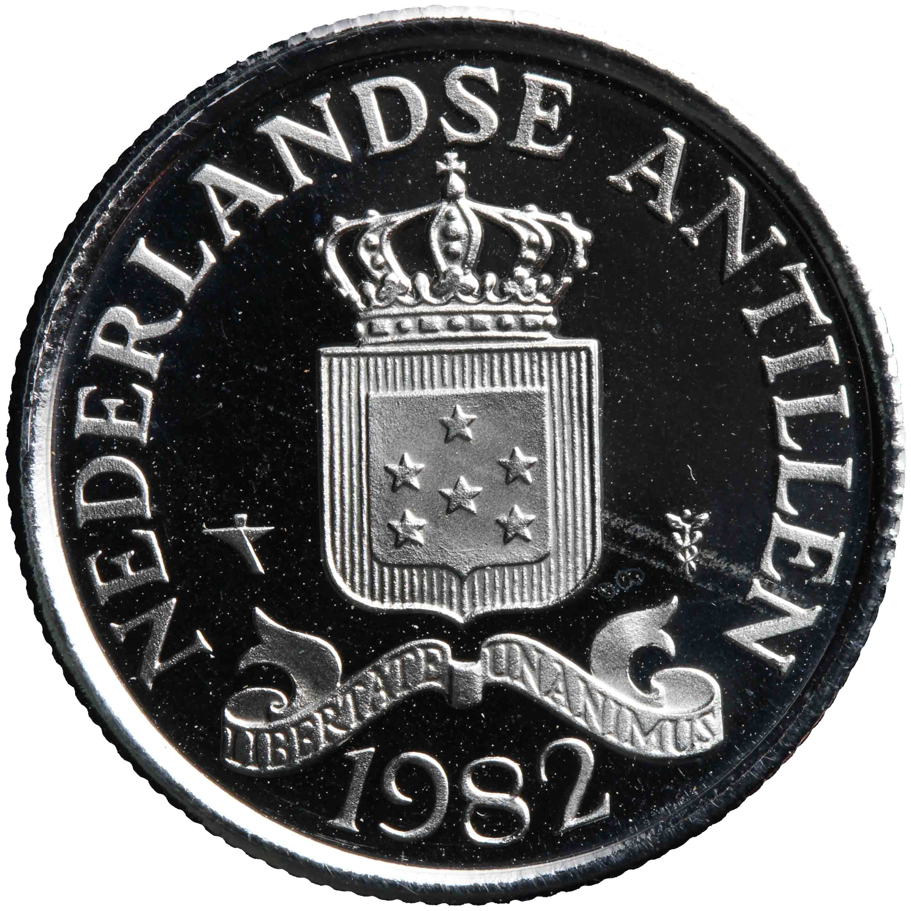 Afbeelding van de voorzijde. vijfentwintig cent. Inventarisnummer:1982-0297