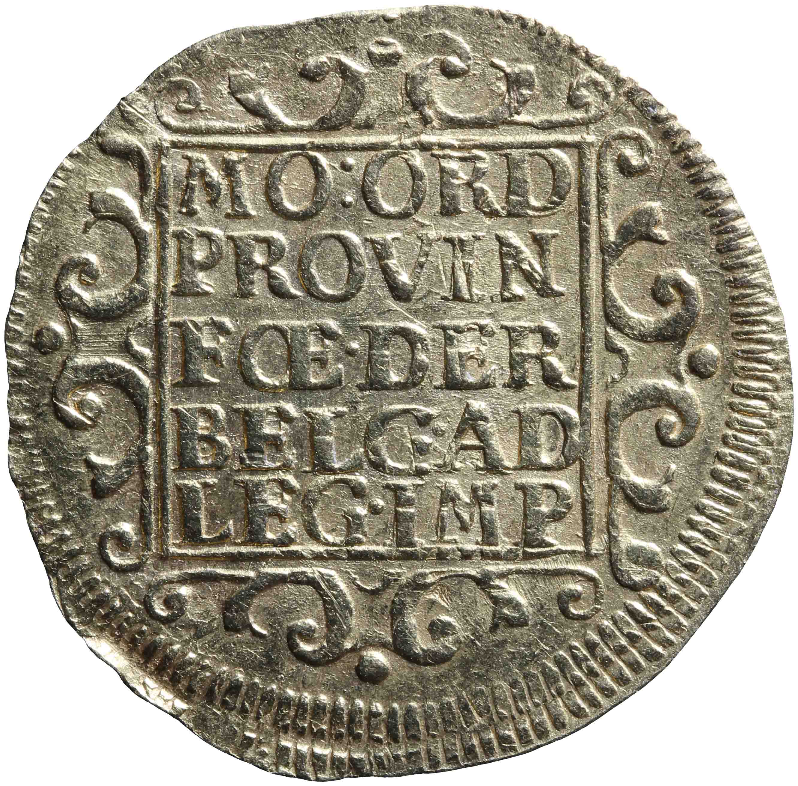 Afbeelding van de keerzijde. gouden dukaat. Inventarisnummer:1987-0665