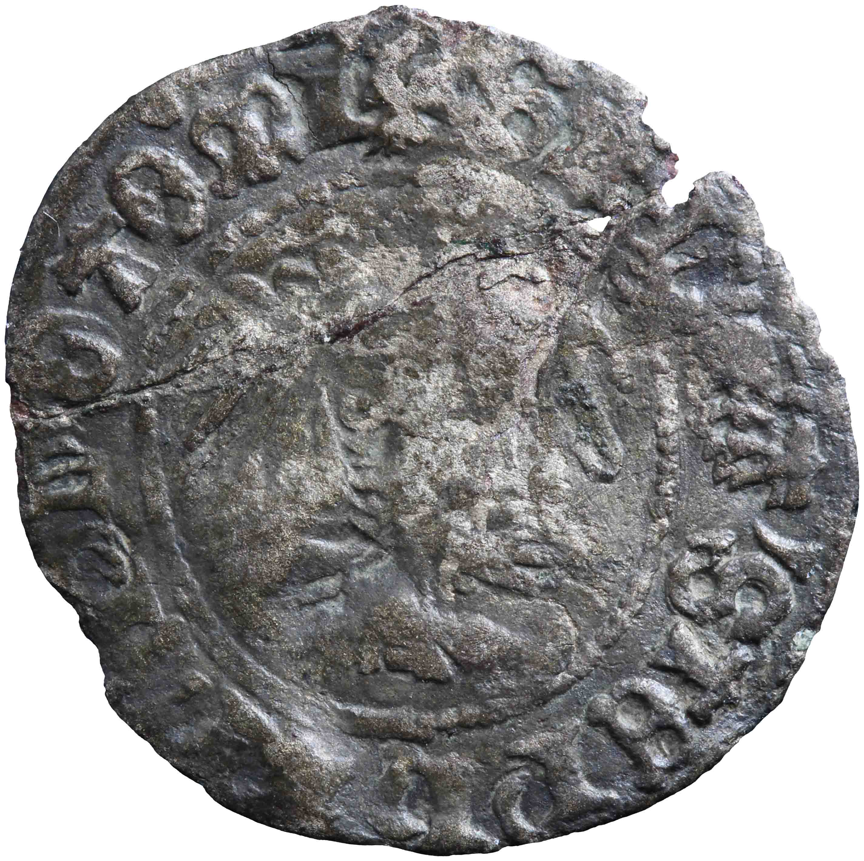 Image of the obverse. kwart groot. Inventory number:1987-0806