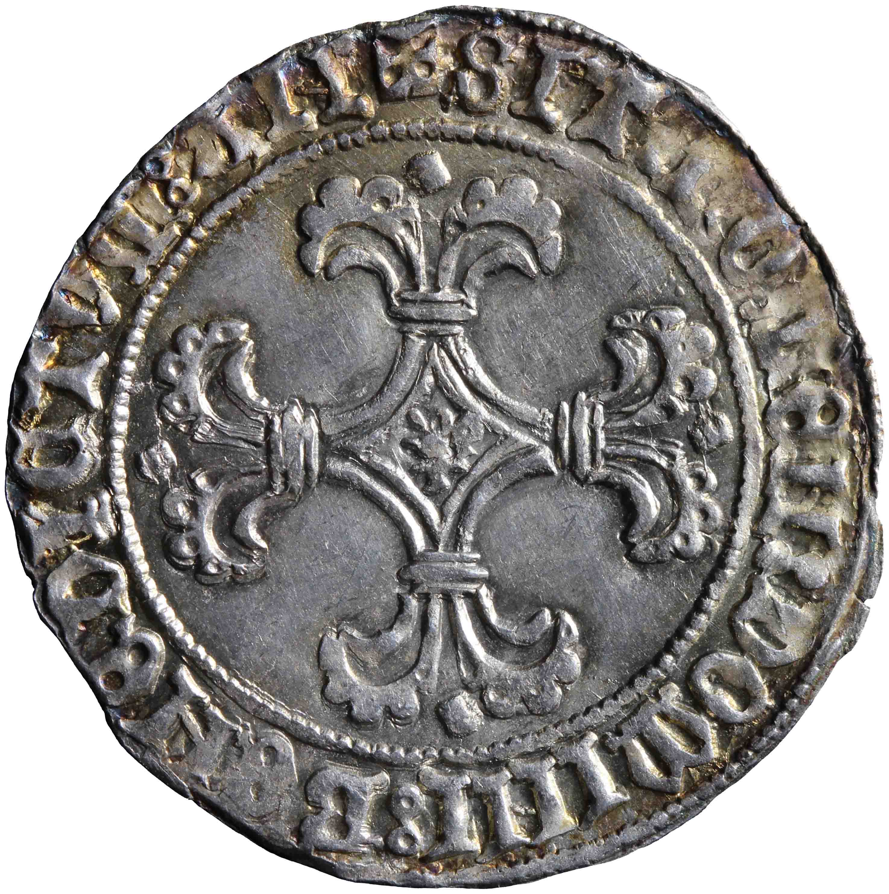 Image of the reverse. dubbele stuiver. Inventory number:1988-0237