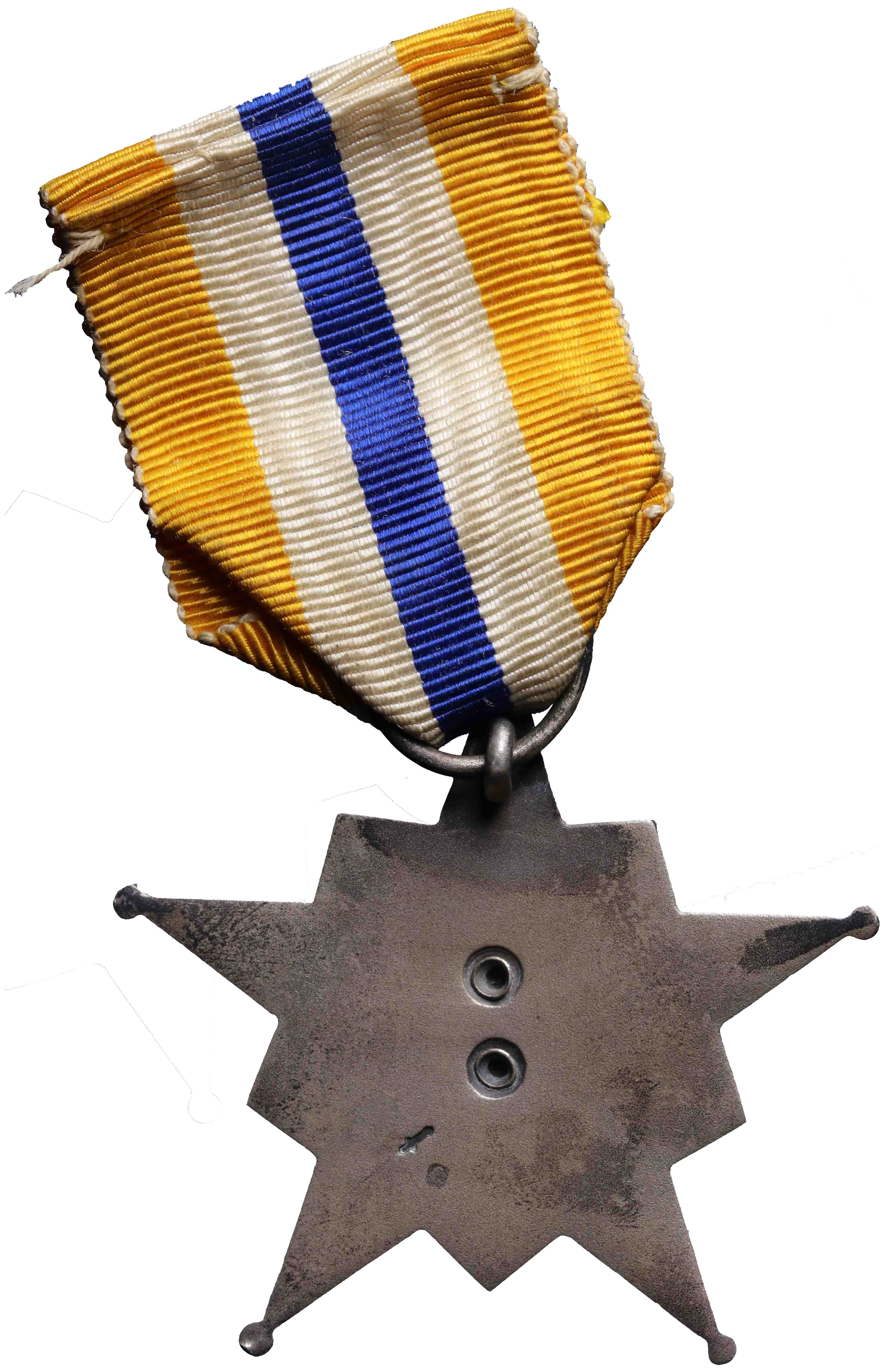 Afbeelding van de keerzijde. Prijspenning voor schieten. Inventarisnummer:1990-0417