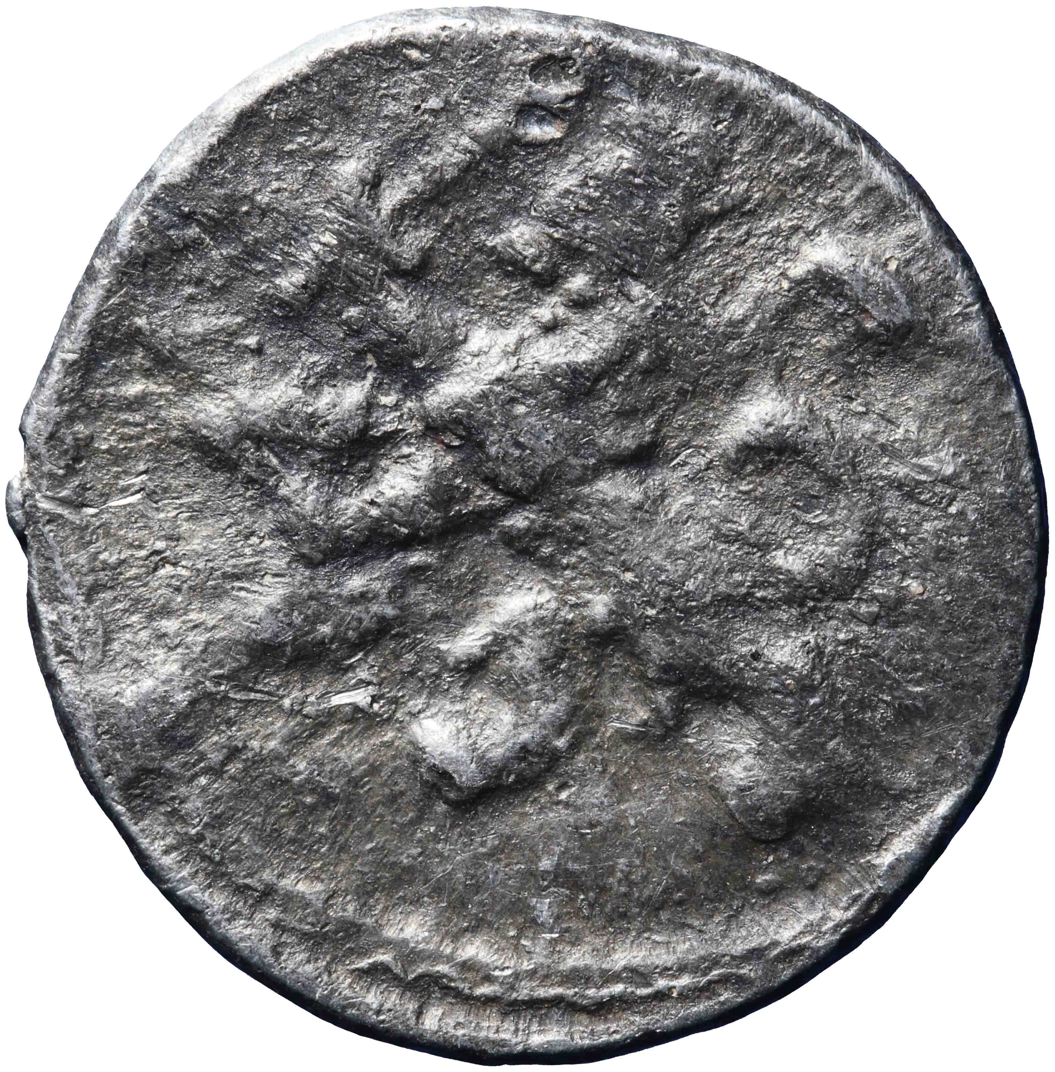 Afbeelding van de voorzijde. twaalf stuiver. Inventarisnummer:1991-0095