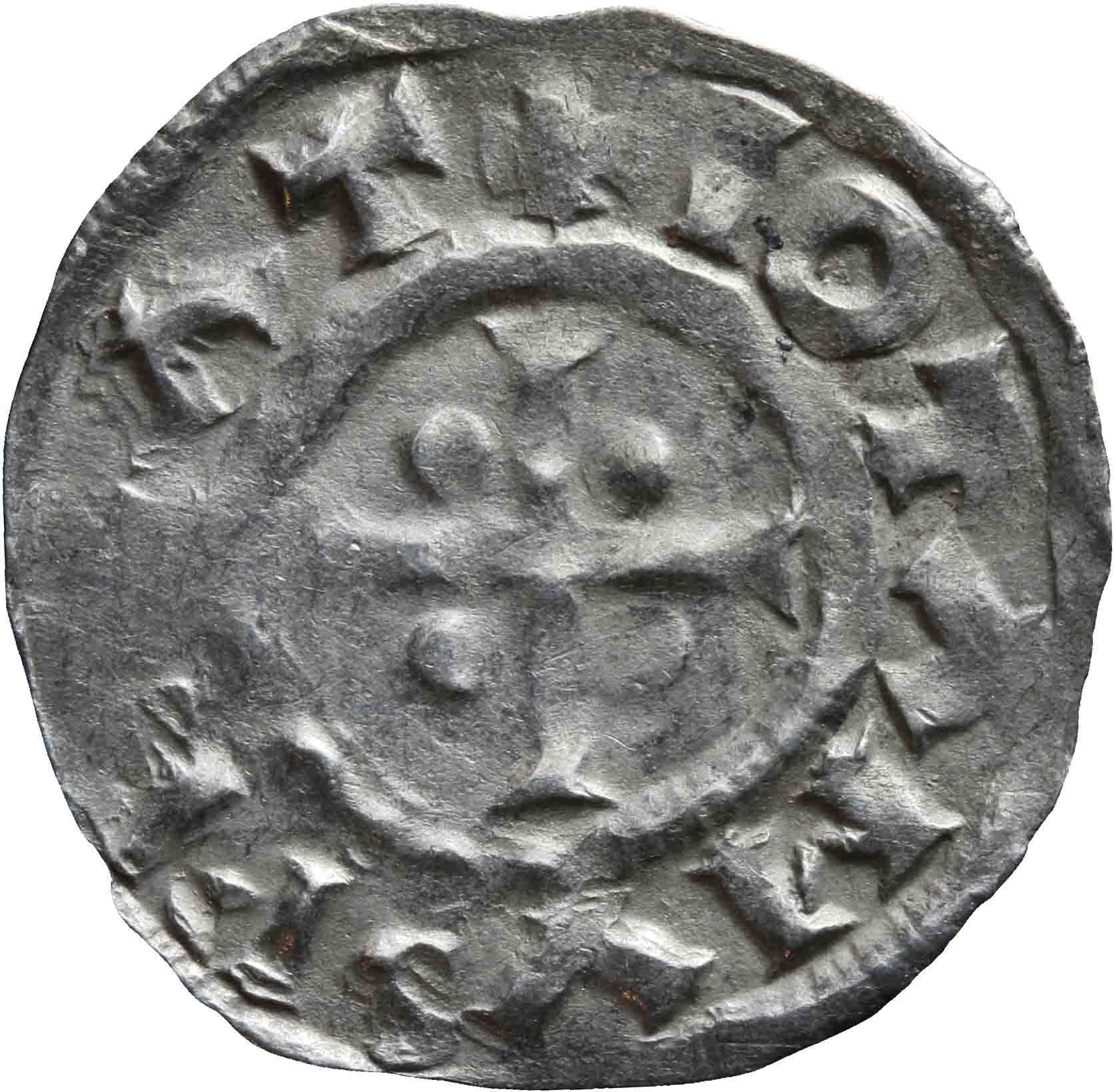 Afbeelding van de voorzijde. denarius. Inventarisnummer:1991-0648