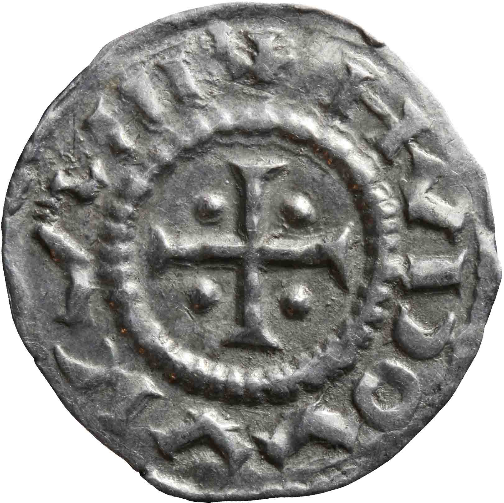 Afbeelding van de voorzijde. denarius. Inventarisnummer:1991-0667