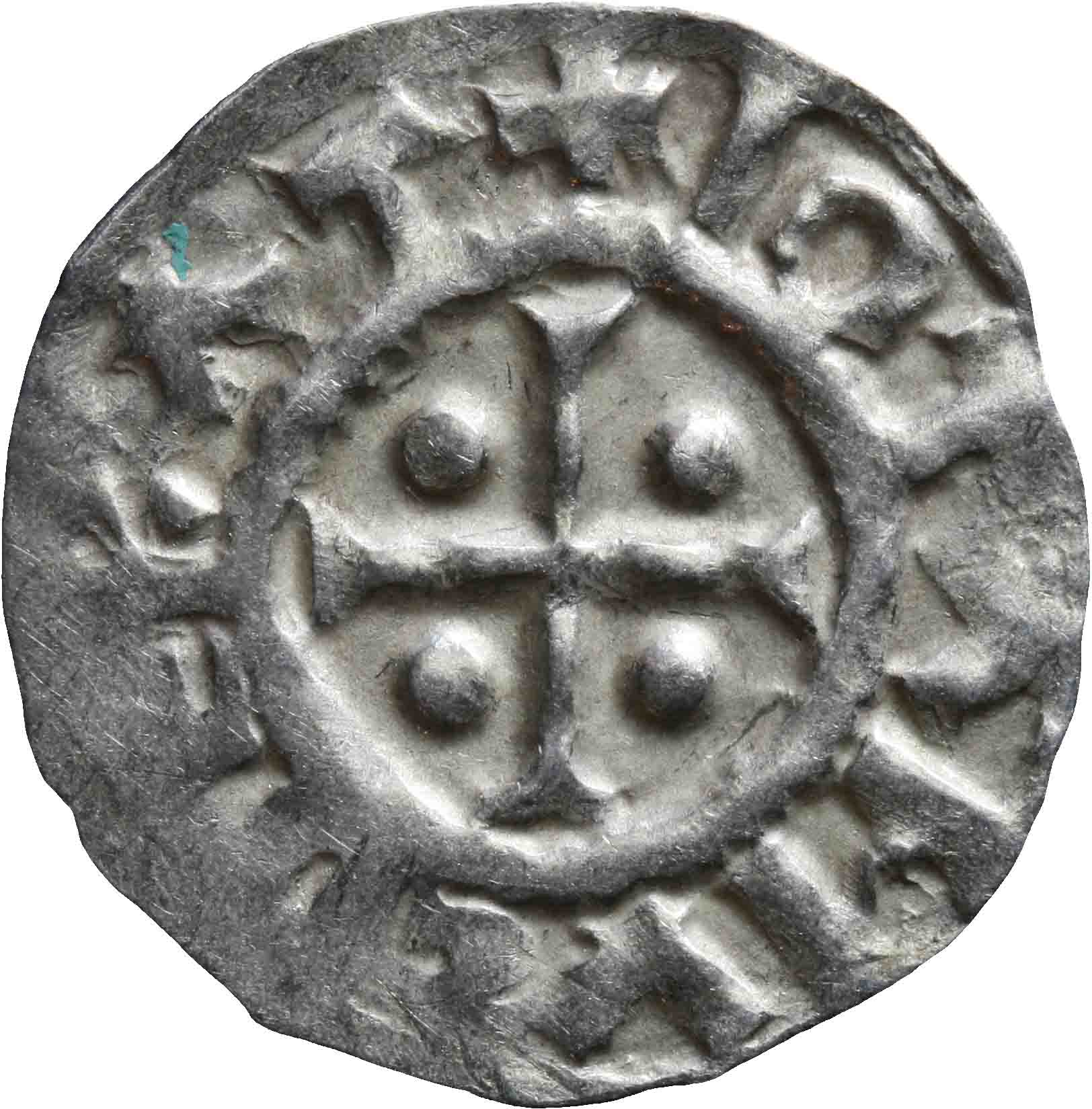Afbeelding van de voorzijde. denarius. Inventarisnummer:1991-0678