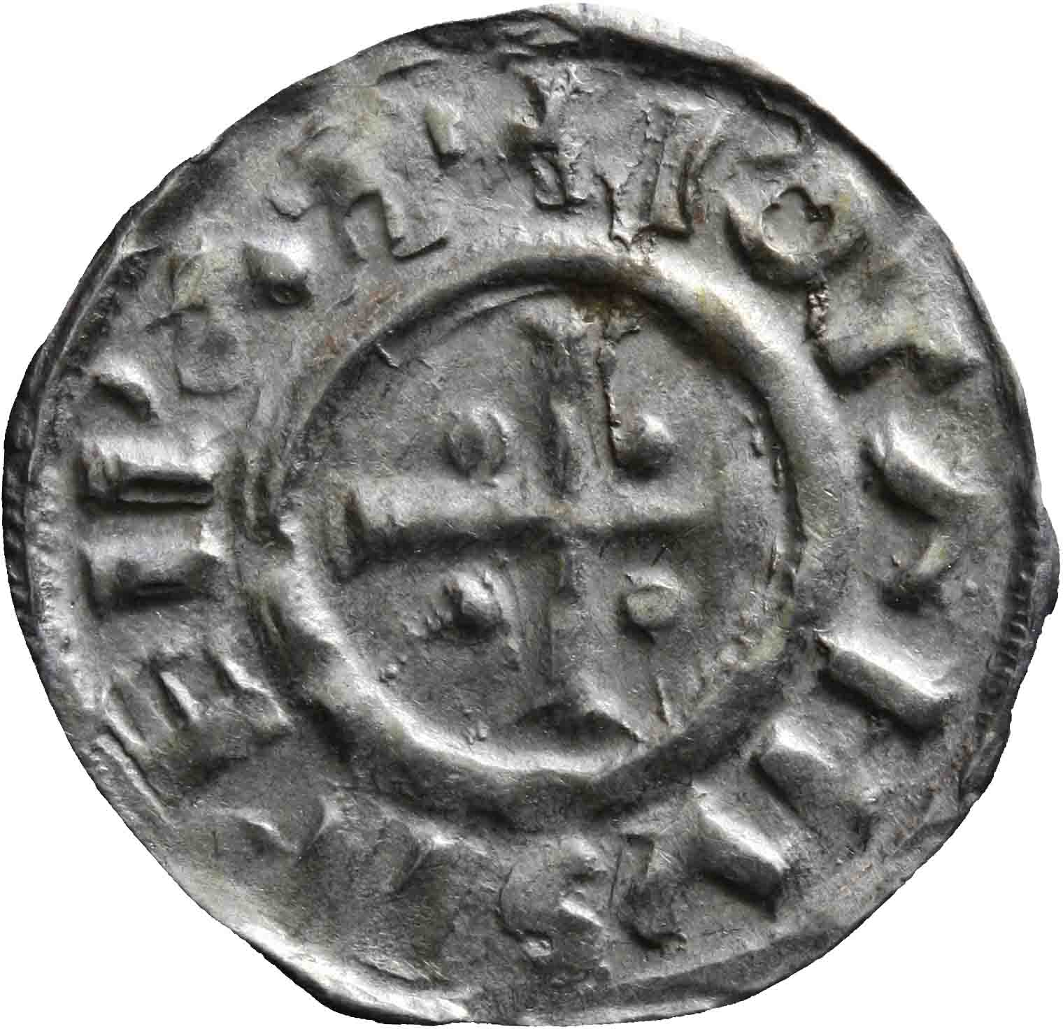 Afbeelding van de voorzijde. denarius. Inventarisnummer:1991-1051