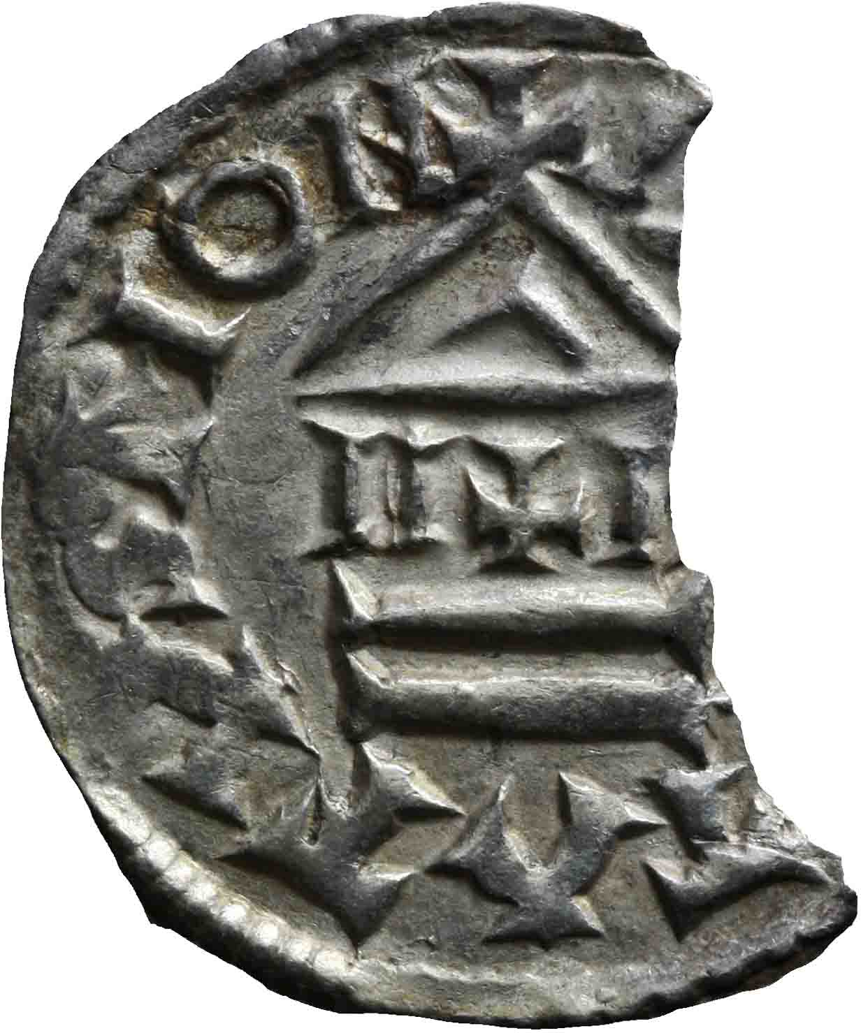 Afbeelding van de keerzijde. denarius. Inventarisnummer:1991-1059