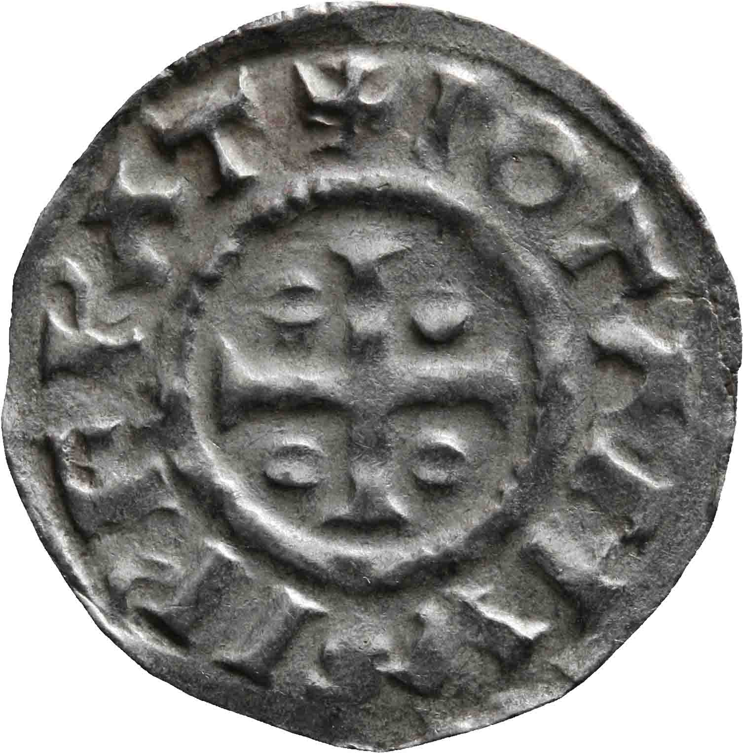 Afbeelding van de voorzijde. denarius. Inventarisnummer:1991-1060