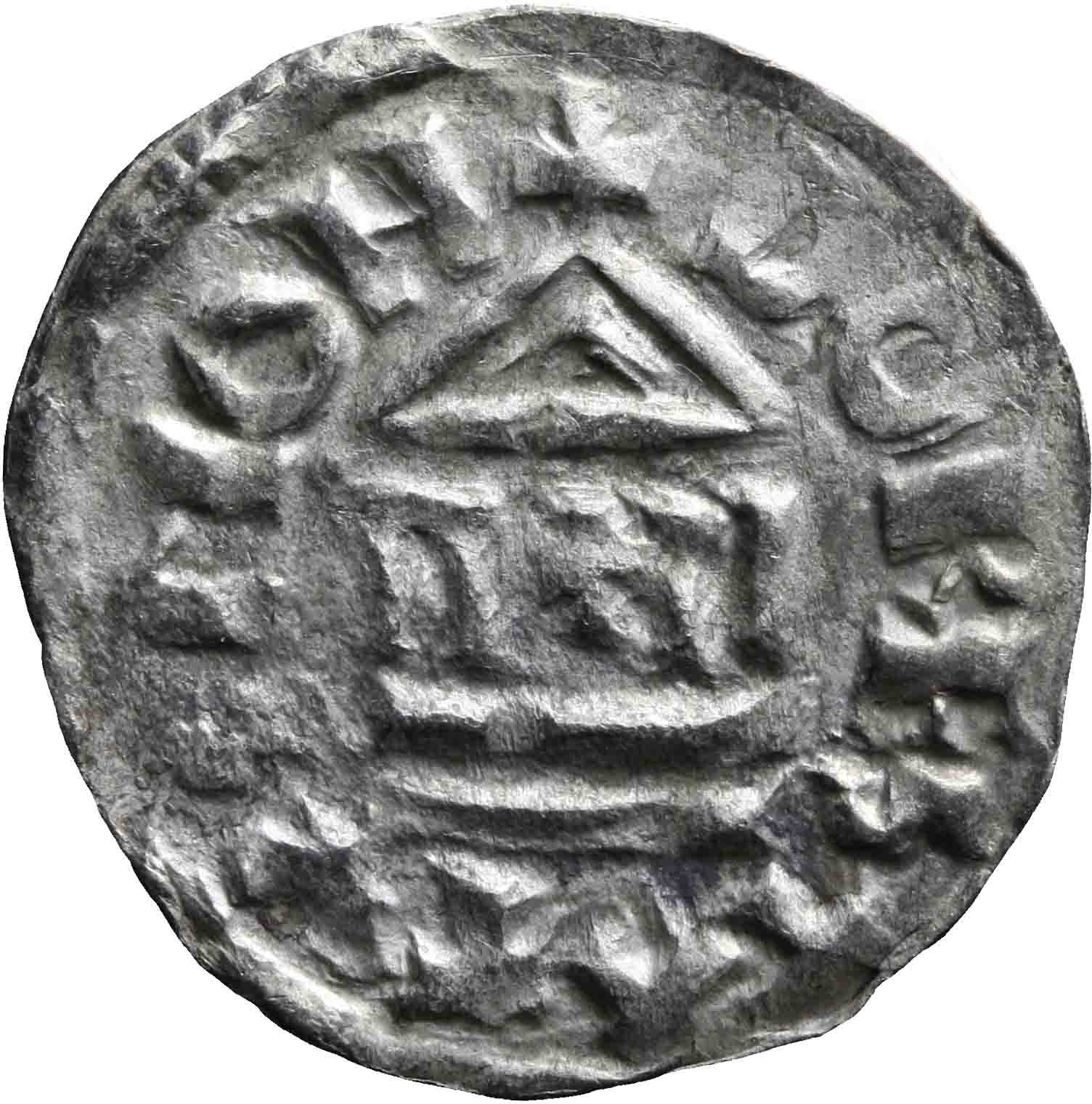 Afbeelding van de keerzijde. denarius. Inventarisnummer:1991-2412