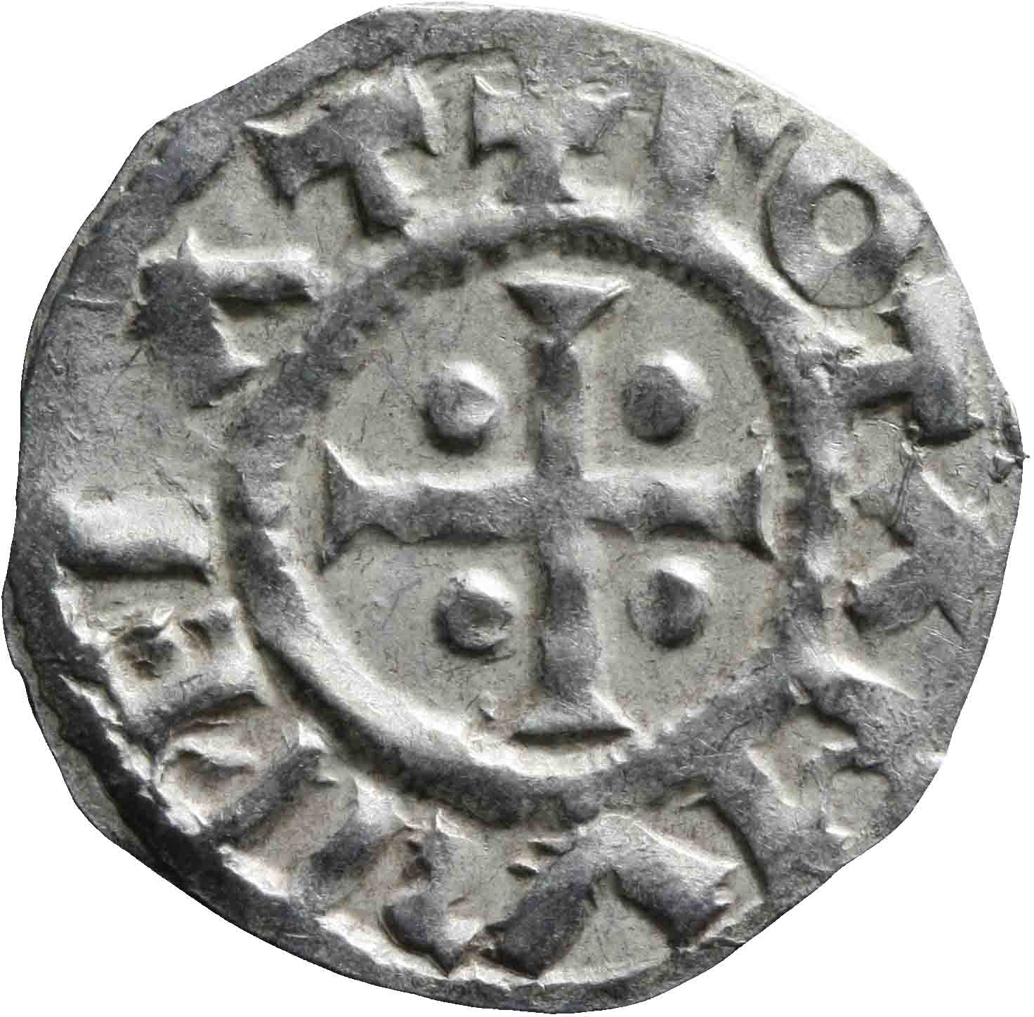 Afbeelding van de voorzijde. denarius. Inventarisnummer:1991-2460