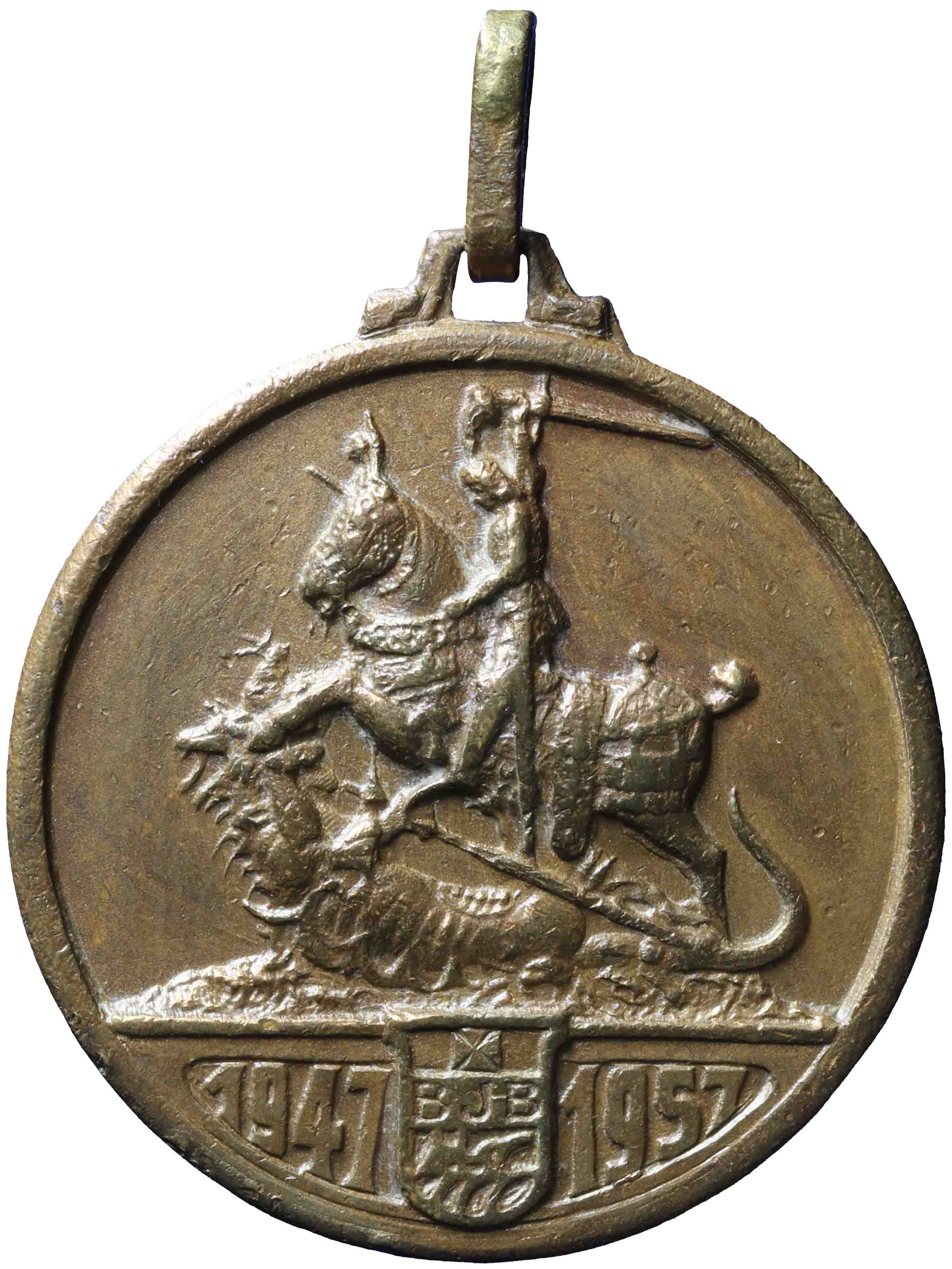 Afbeelding van de voorzijde. Ruitertournooi. Inventarisnummer:1992-1481