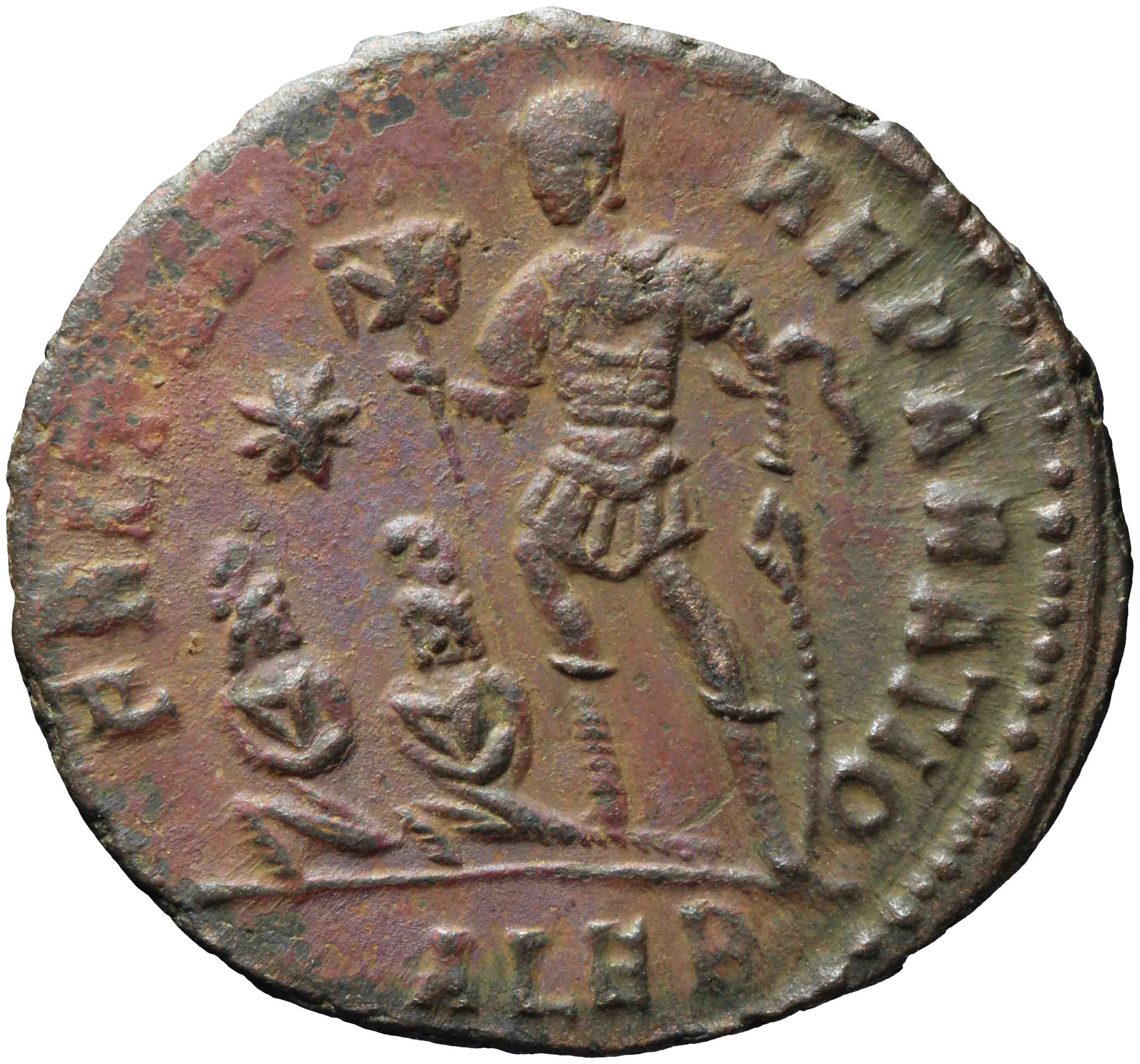 Afbeelding van de keerzijde. AE2. Inventarisnummer:1993-0147