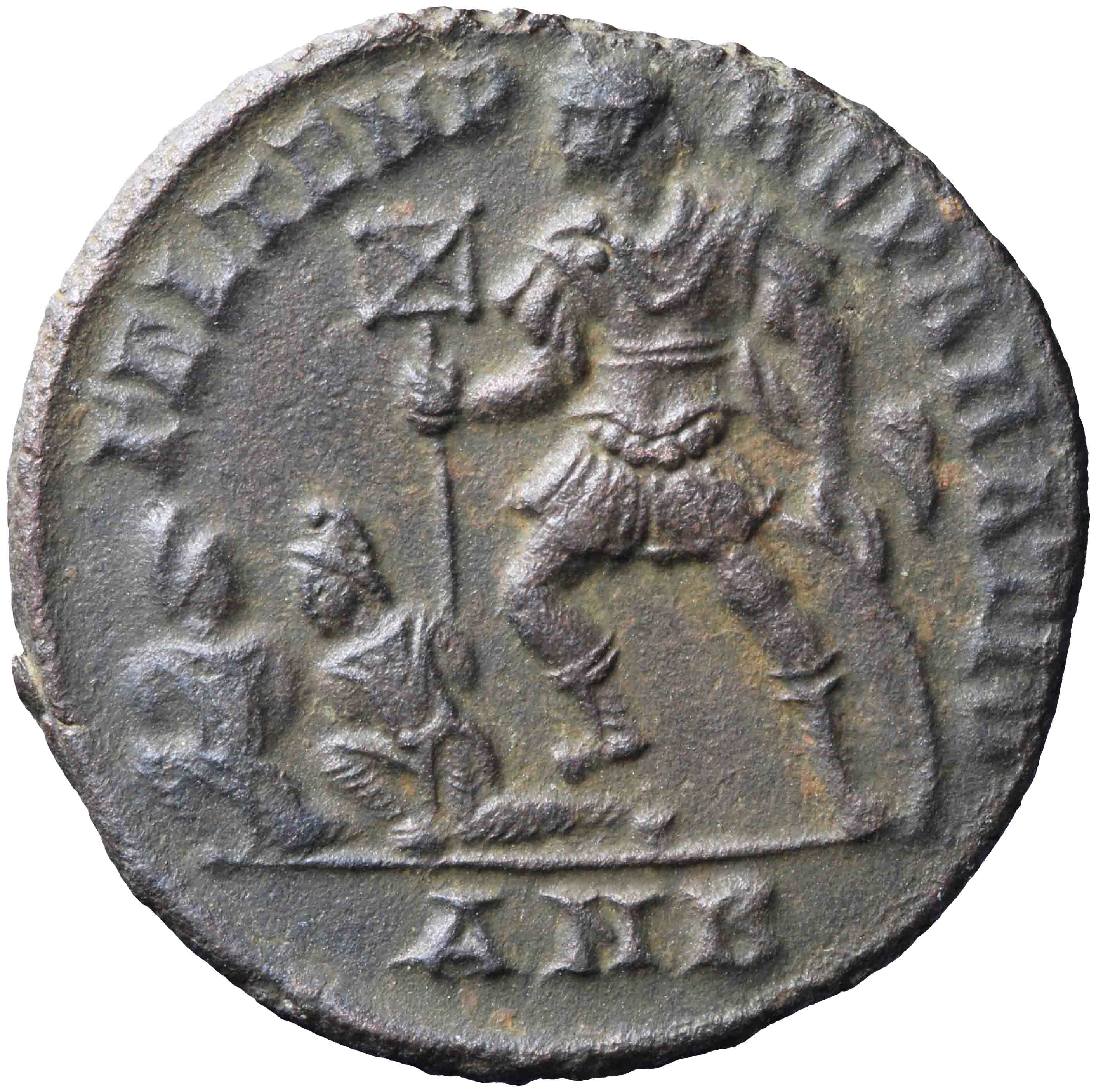 Afbeelding van de keerzijde. AE2. Inventarisnummer:1993-0185
