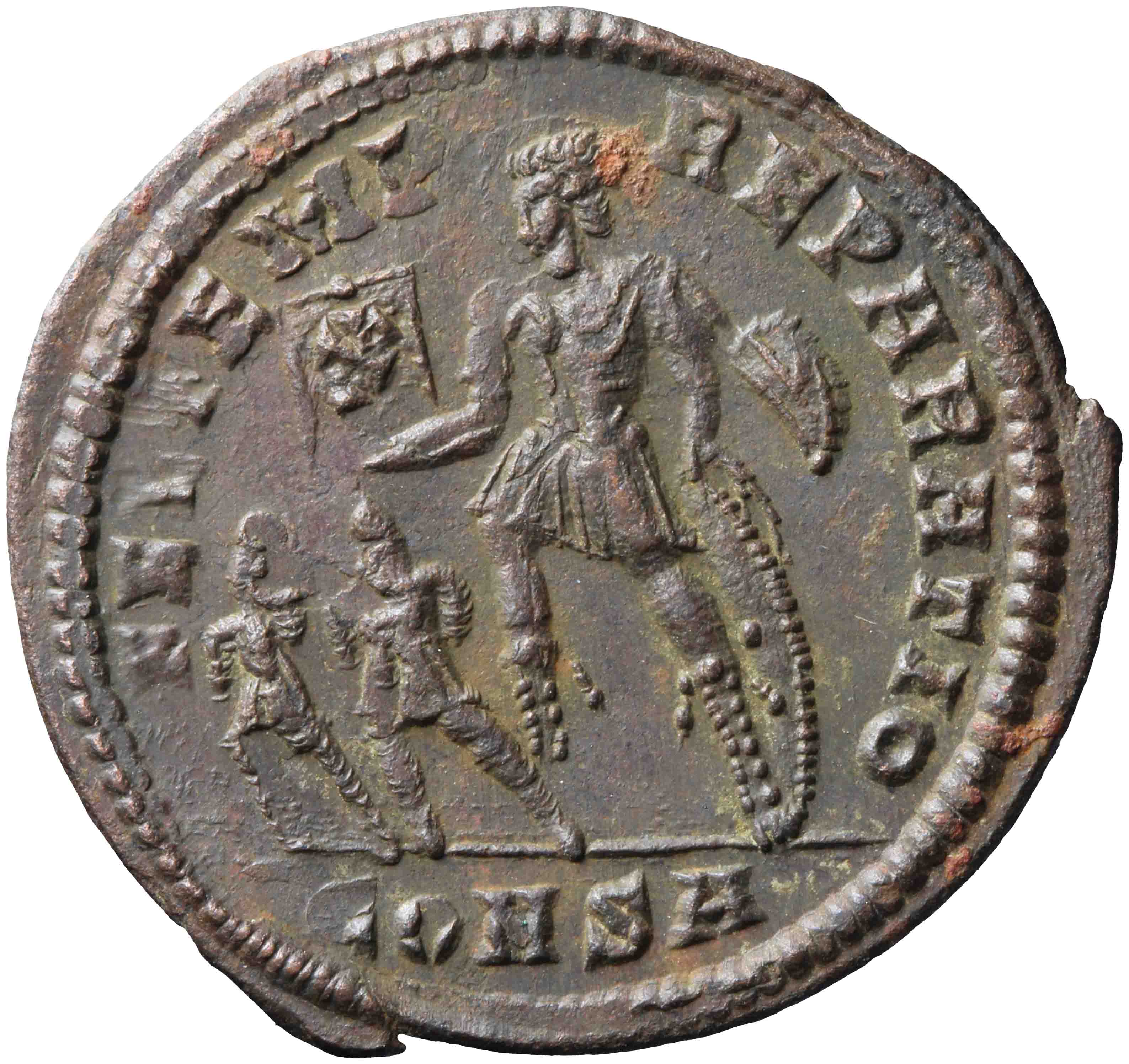Afbeelding van de keerzijde. AE2. Inventarisnummer:1993-0211