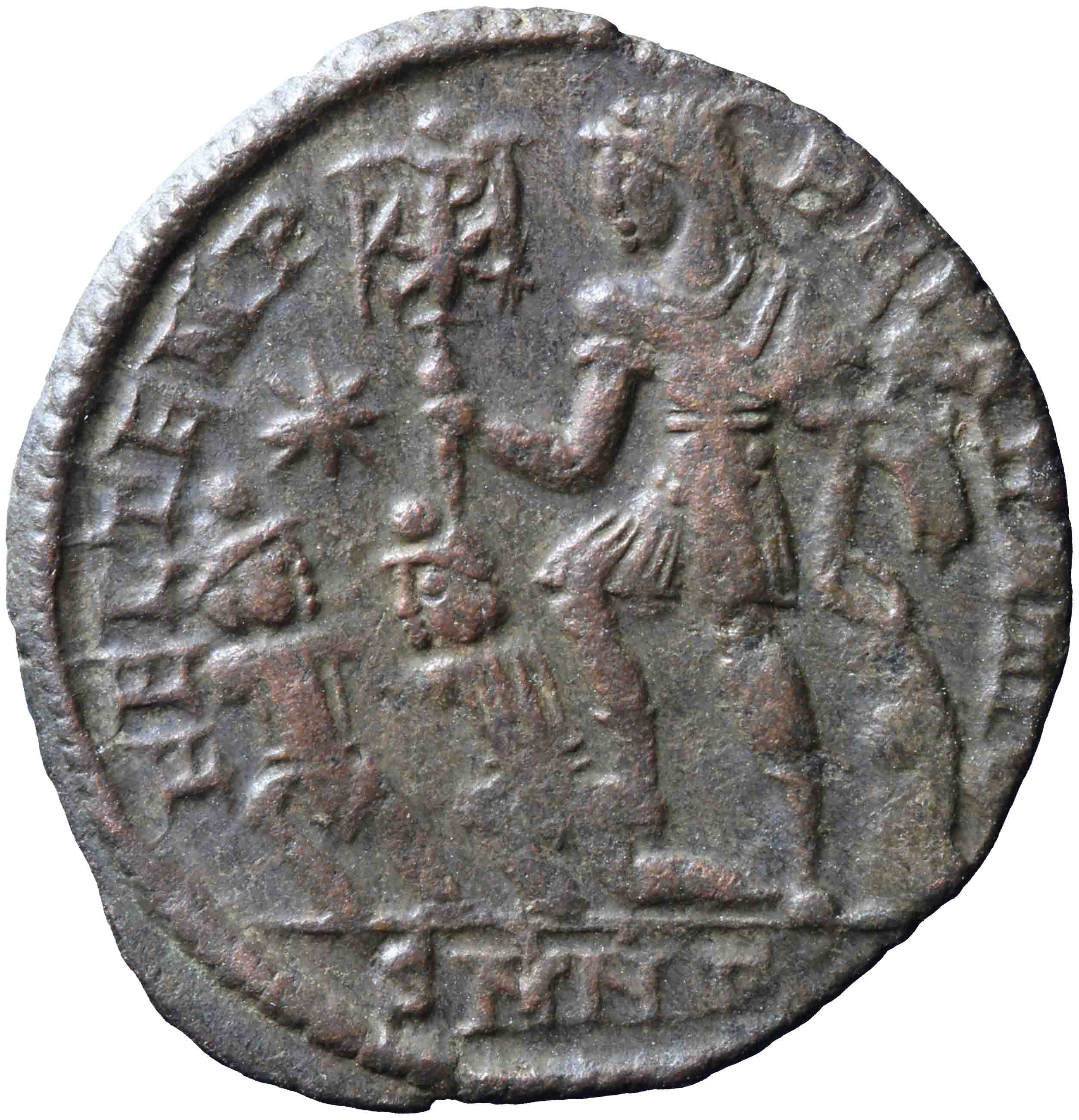 Afbeelding van de keerzijde. AE2. Inventarisnummer:1993-0372