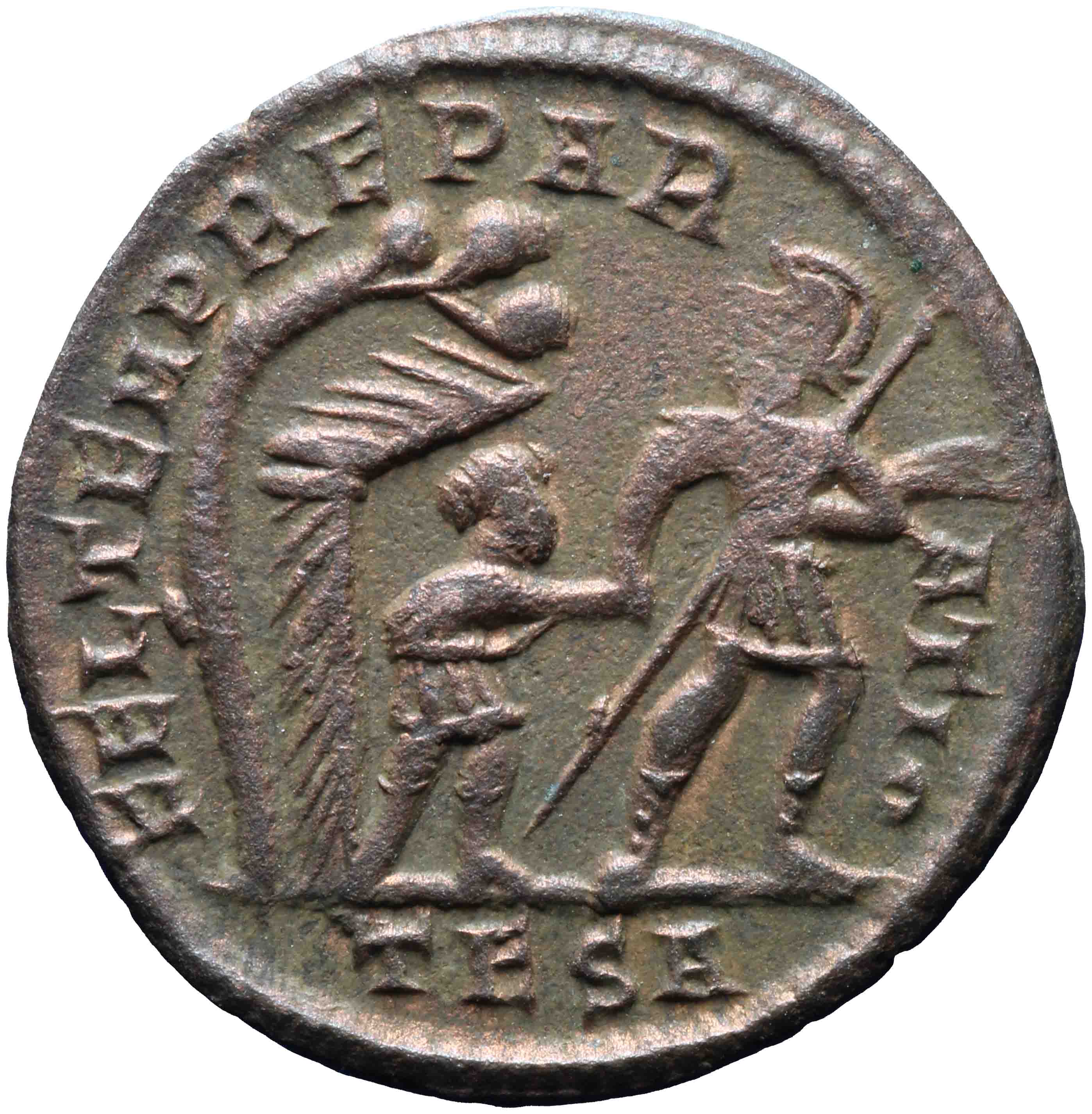 Image of the reverse. AE2. Inventory number:1993-0410