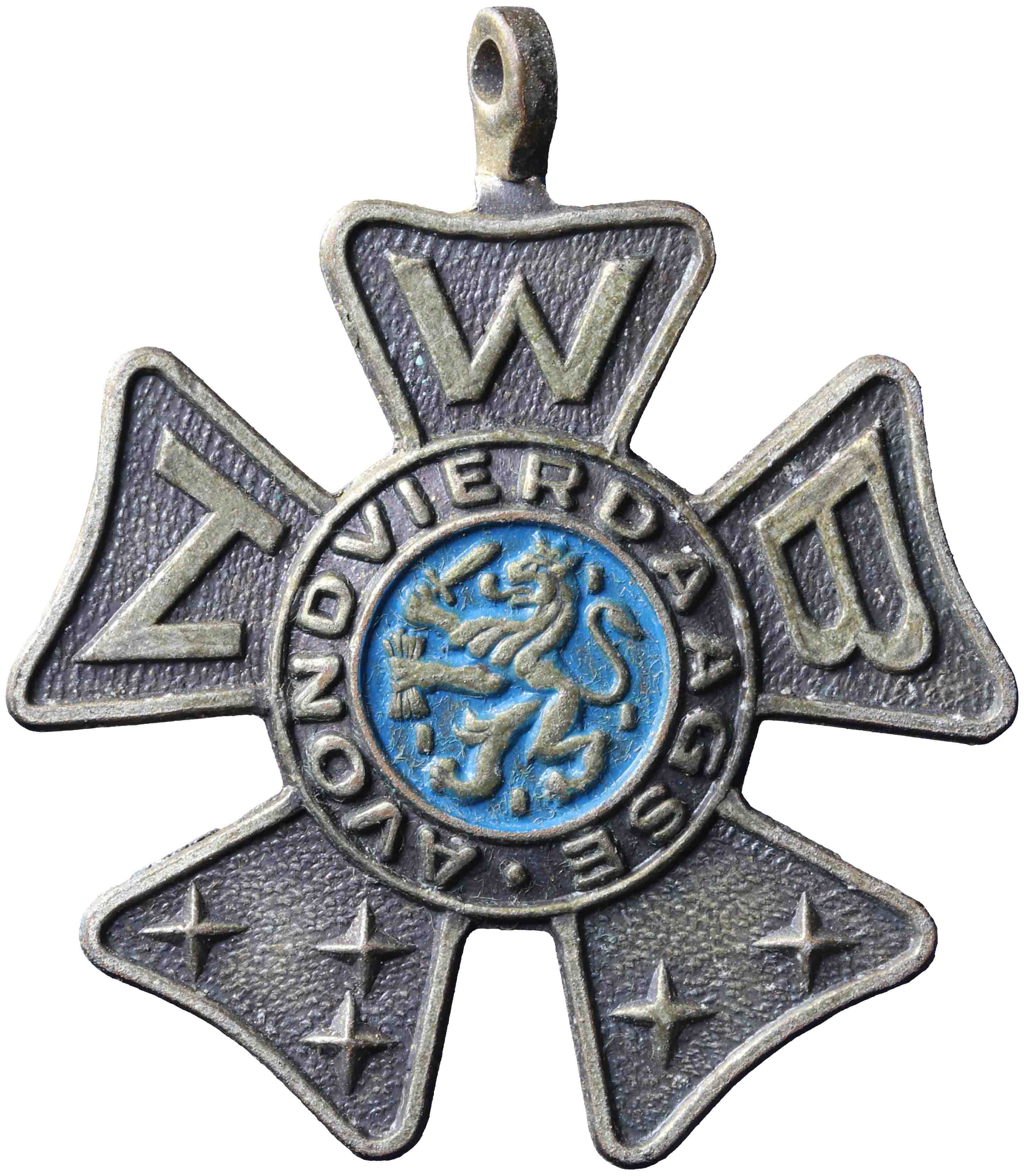 Image of the obverse. Avondvierdaagse van de Nederlandse Wandelsport Bond. Inventory number:1993-4292