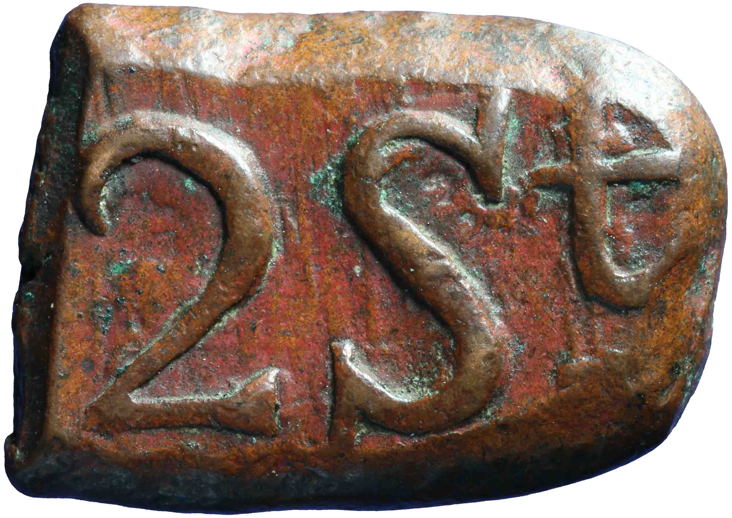 Image of the obverse. twee stuiver ; bonk. Inventory number:BM-11452